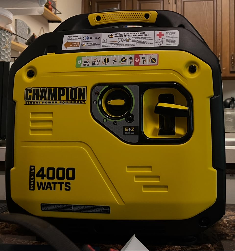 Champion Power Equipment 4000-Watt RV Ready Portable Inverter Generator with Quiet Technology and CO Shield Customer Review Champion Power Equipment 4000-Watt RV Ready Portable Inverter Generator with Quiet Technology and CO Shield - Customer Photo 2