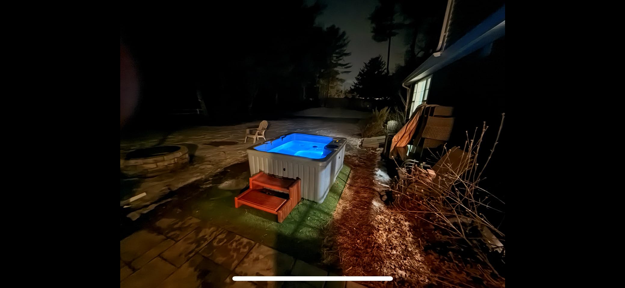 Aqualife Current 4-Adult Outdoor Hot Tub, Uses Standard Outlet, 14 Hydrotherapy Jets, Underwater Led Lighting, Cover Included Customer Review Aqualife Current 4-Adult Outdoor Hot Tub, Uses Standard Outlet, 14 Hydrotherapy Jets, Underwater Led Lighting, Cover Included - Customer Photo 2