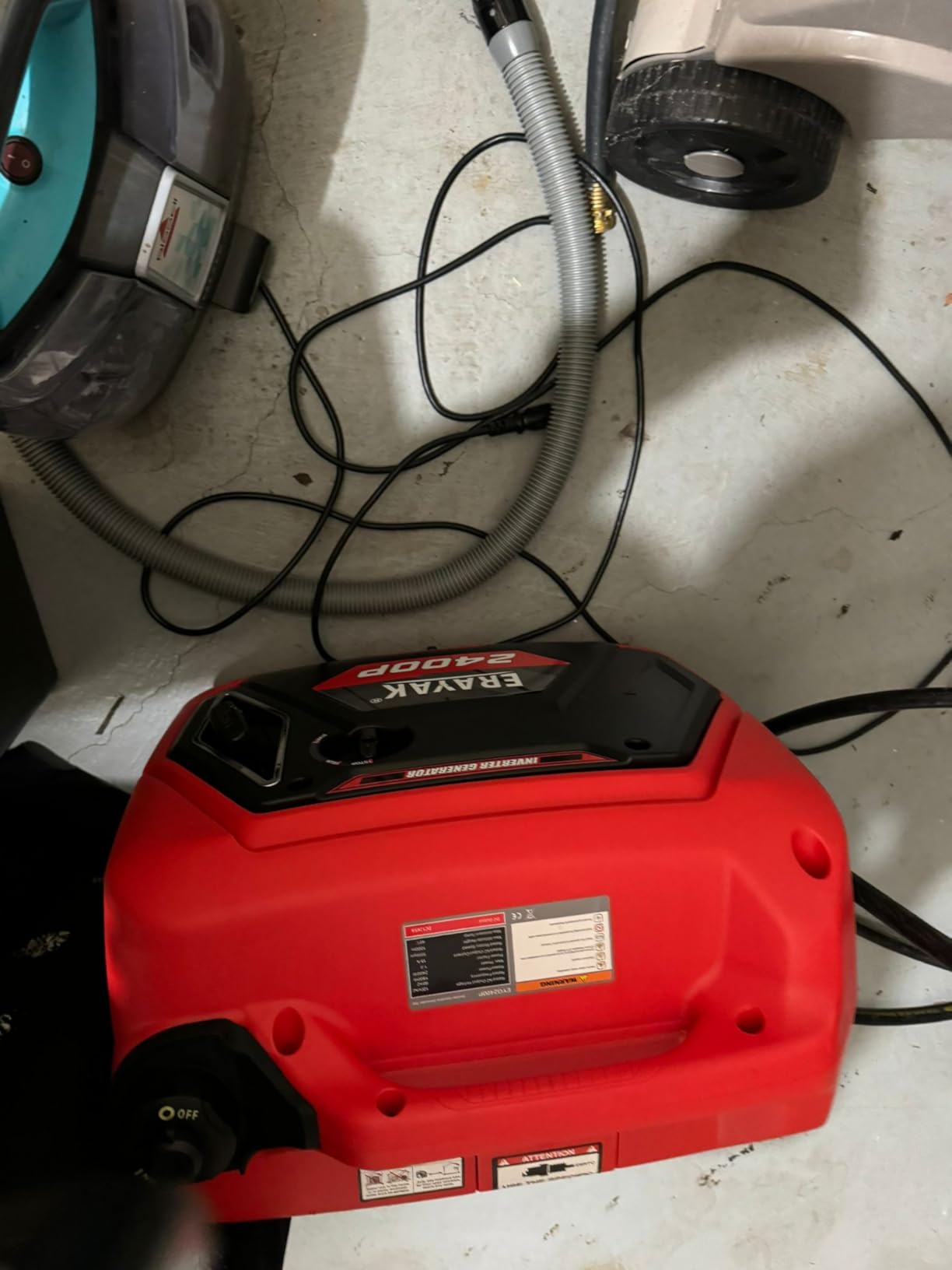 ERAYAK 4500W Portable Inverter Generator for Home Use, Super Quiet Small Generator for Camping Outdoor Emergency Power Backup, Gas Powered Engine, ECO Mode, EPA Compliant Customer Review ERAYAK 4500W Portable Inverter Generator for Home Use, Super Quiet Small Generator for Camping Outdoor Emergency Power Backup, Gas Powered Engine, ECO Mode, EPA Compliant - Customer Photo 1