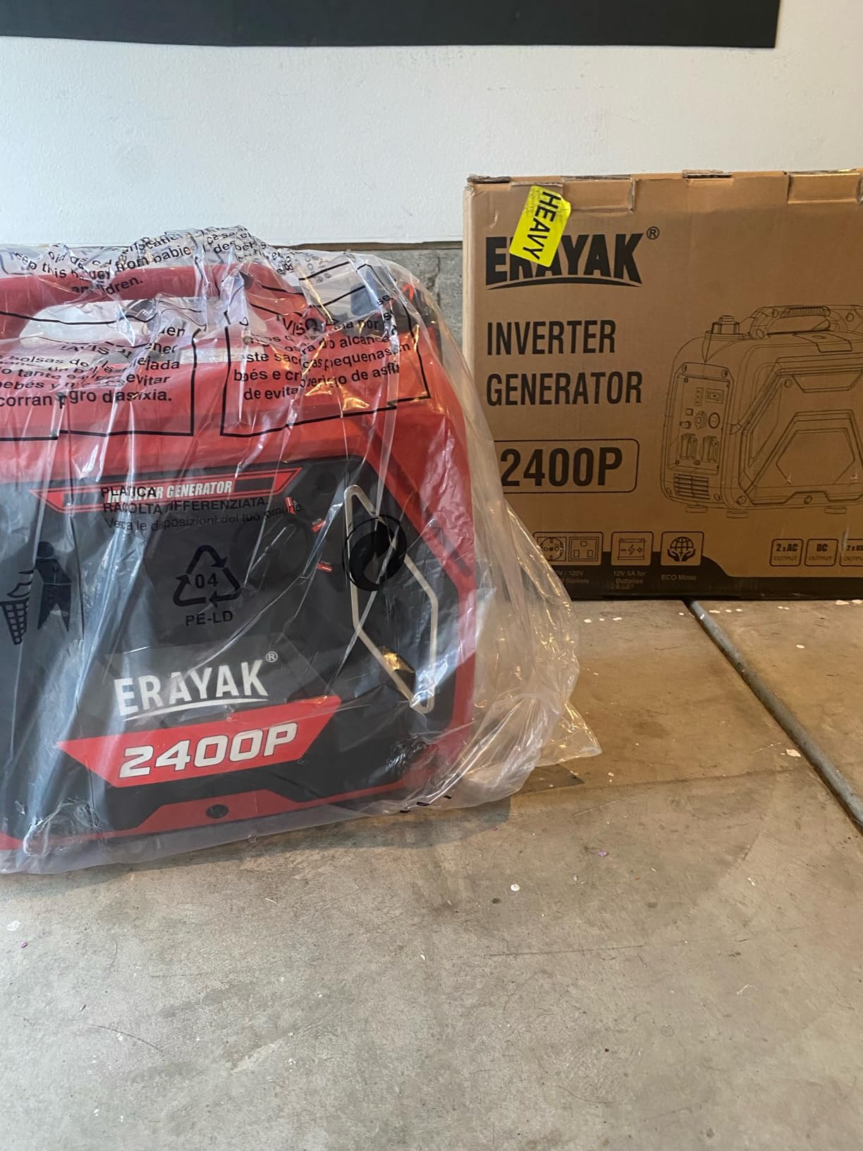ERAYAK 4500W Portable Inverter Generator for Home Use, Super Quiet Small Generator for Camping Outdoor Emergency Power Backup, Gas Powered Engine, ECO Mode, EPA Compliant Customer Review ERAYAK 4500W Portable Inverter Generator for Home Use, Super Quiet Small Generator for Camping Outdoor Emergency Power Backup, Gas Powered Engine, ECO Mode, EPA Compliant - Customer Photo 4