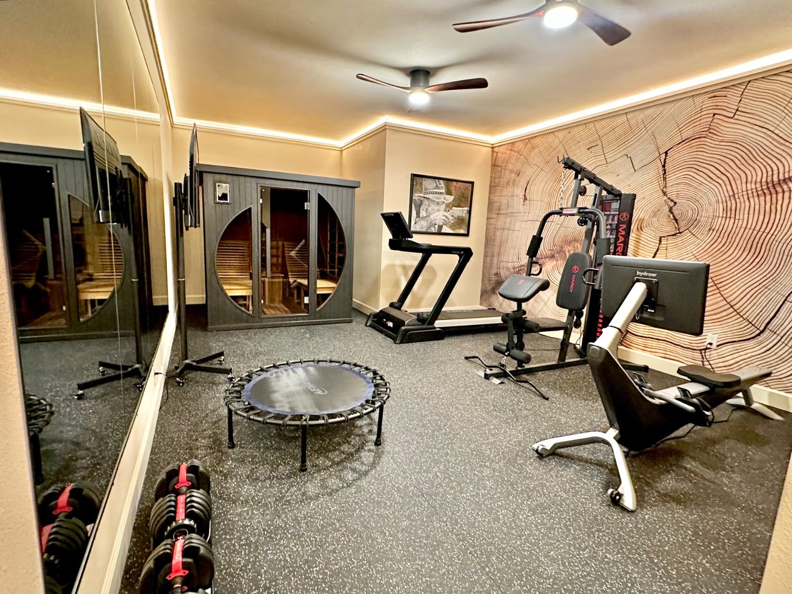 ZONEMEL Barrel Steam Sauna Room with Panoramic View, Bitumen Roofing, Canadian Hemlock Outdoor Sauna with 6kw ETL Certified TOULE Heater - Customer Photo 2