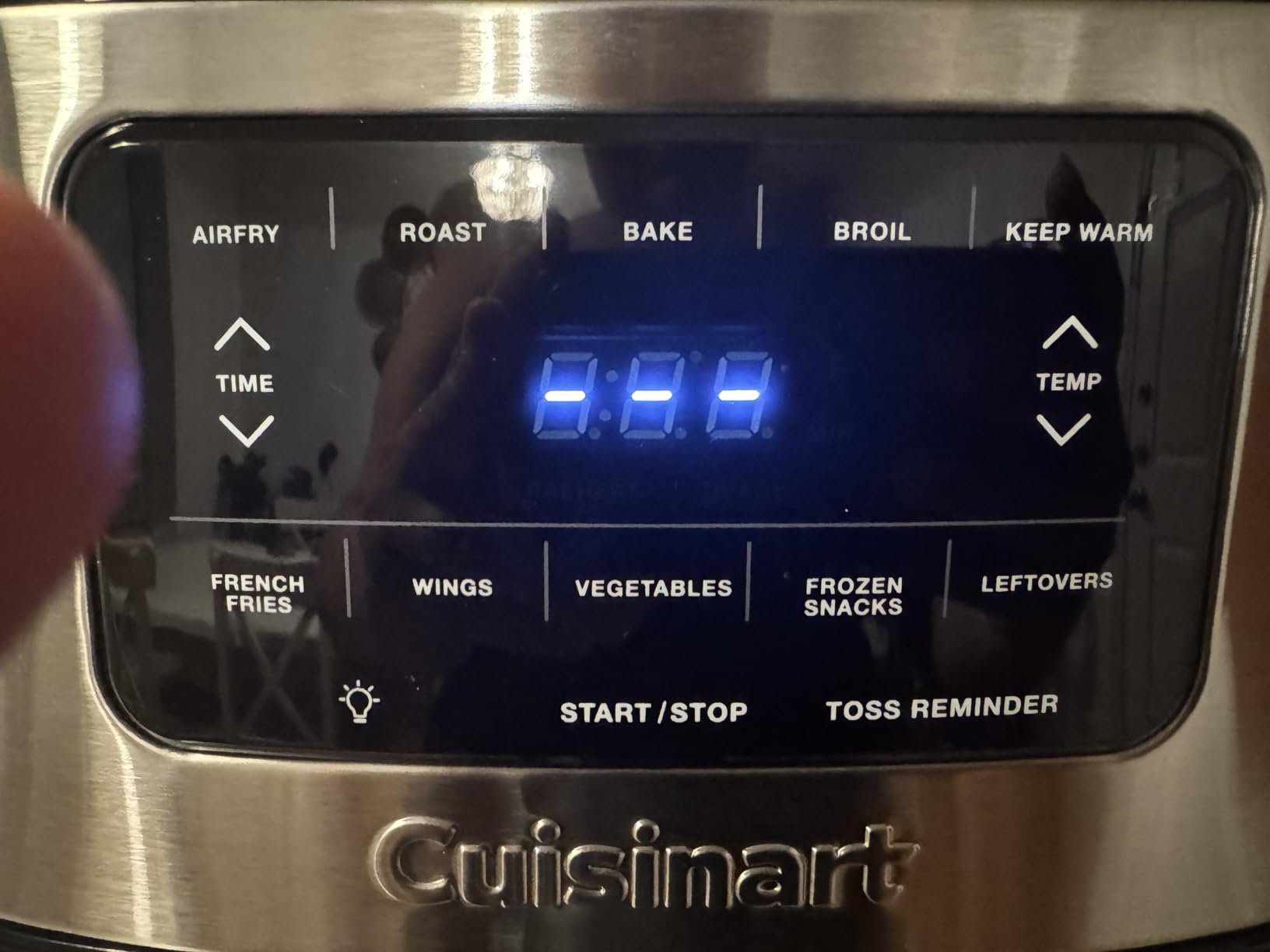 Cuisinart Air Fryer, 2.6-Quart Compact Basket Fryer with 3 Cooking Functions to Air Fry, Roast, and Bake, 3 Airfryer Presets, Dishwasher-Safe Parts, AIR-80, Stainless Steel & Black Customer Review Cuisinart Air Fryer, 2.6-Quart Compact Basket Fryer with 3 Cooking Functions to Air Fry, Roast, and Bake, 3 Airfryer Presets, Dishwasher-Safe Parts, AIR-80, Stainless Steel & Black - Customer Photo 1