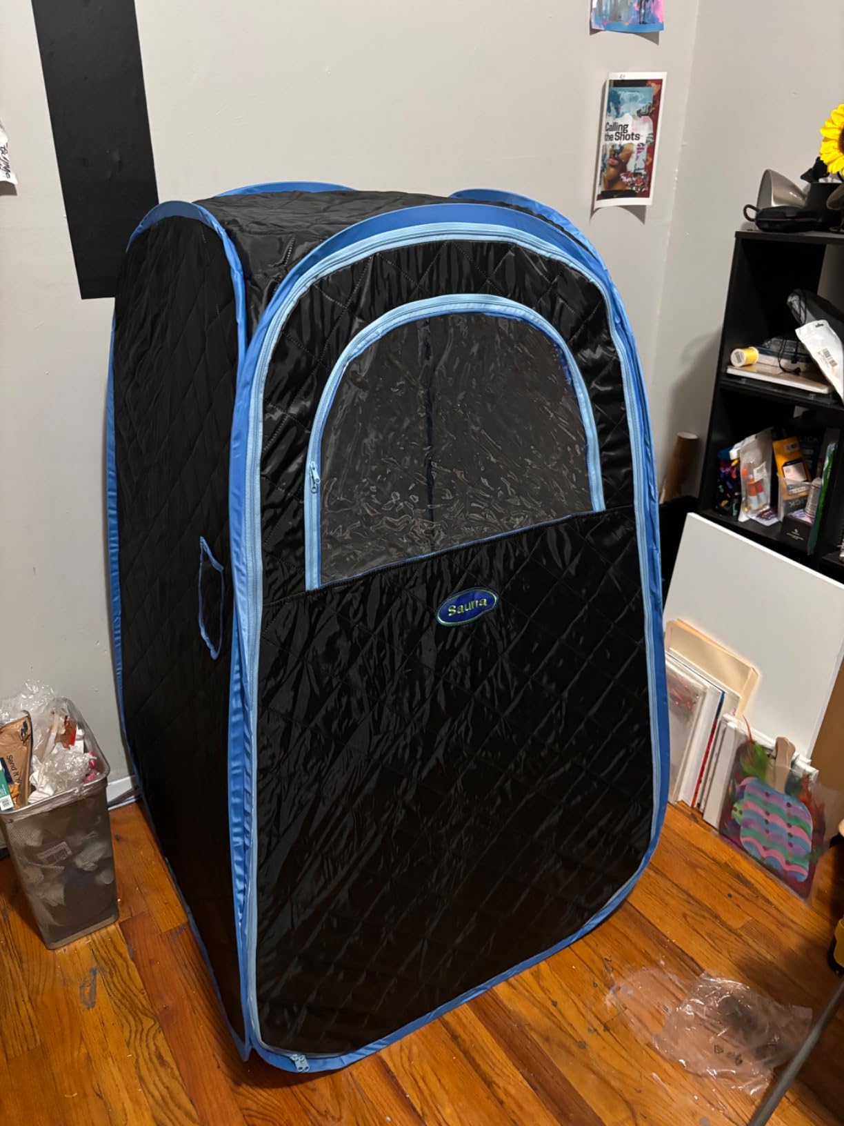 Portable Infrared Sauna for Home Spa | Full Size 1 Person Sauna | Full Size Far Infrared Sauna Tent | with Heating Foot Pad, Portable Chair, (L29.1 x W29.1 x H66.5, Black) Customer Review Portable Infrared Sauna for Home Spa | Full Size 1 Person Sauna | Full Size Far Infrared Sauna Tent | with Heating Foot Pad, Portable Chair, (L29.1 x W29.1 x H66.5, Black) - Customer Photo 2