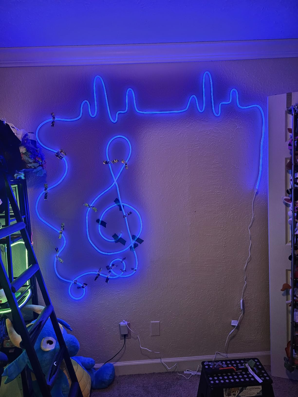 Lepro N1 AI Smart RGB Rope Lights for Christmas Decorations, LLM AI Generated Lighting, LightBeats Music Sync, Color Segment DIY, Voice Control Via App, 32.8ft Wi-Fi & Bluetooth LED Strip Lights Customer Review Lepro N1 AI Smart RGB Rope Lights for Christmas Decorations, LLM AI Generated Lighting, LightBeats Music Sync, Color Segment DIY, Voice Control Via App, 32.8ft Wi-Fi & Bluetooth LED Strip Lights - Customer Photo 2