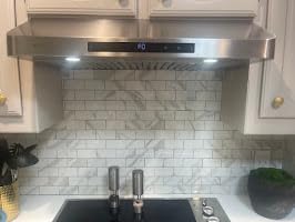 Under Cabinet Range Hood 30 Inch,900 CFM Stainless Steel Kitchen Stove Vent Hood with 4 Speed Exhaust Fan Gesture Sensing/Touch/Remote Control Customer Review Under Cabinet Range Hood 30 Inch,900 CFM Stainless Steel Kitchen Stove Vent Hood with 4 Speed Exhaust Fan Gesture Sensing/Touch/Remote Control - Customer Photo 2