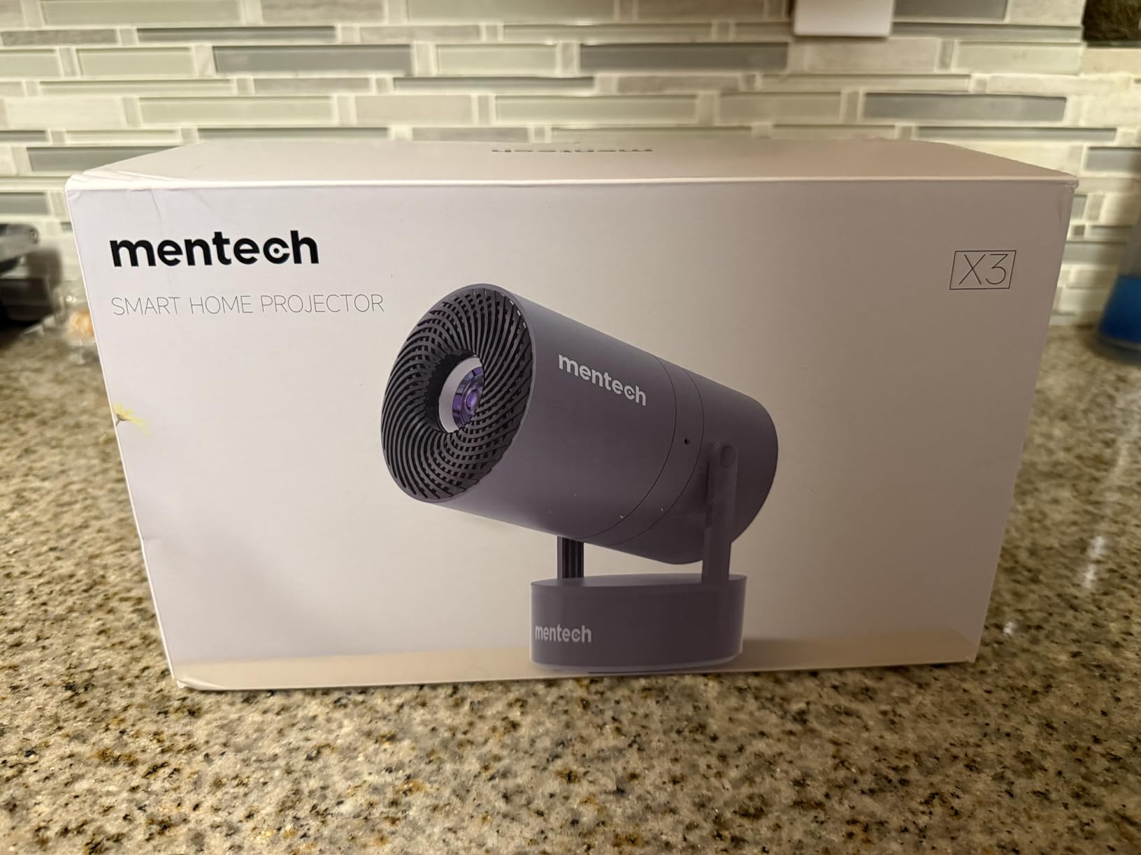 Mini Projector with Wifi and Bluetooth, Rechargeable Projector whit Auto Keystone, 4K Decoding 1080P Outdoor Portable Projector Smart Projector, Iron Grey Customer Review Mini Projector with Wifi and Bluetooth, Rechargeable Projector whit Auto Keystone, 4K Decoding 1080P Outdoor Portable Projector Smart Projector, Iron Grey - Customer Photo 2