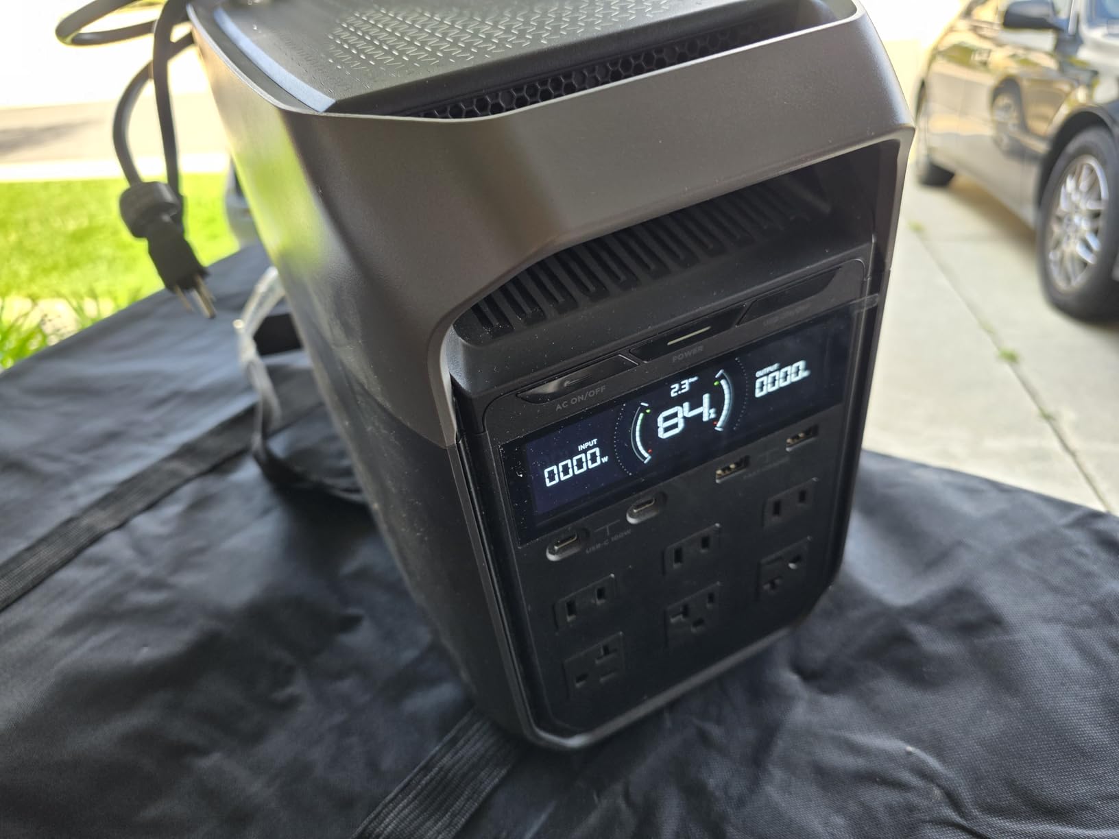 EF ECOFLOW DELTA 3 Portable Power Station, 1024Wh LiFePO4 Battery, Full Charge in 56 Min, 1800W AC/100W USB-C Output, Solar Generator(Solar Panel Optional) for Home Backup Power, Camping & RVs - Customer Photo 2