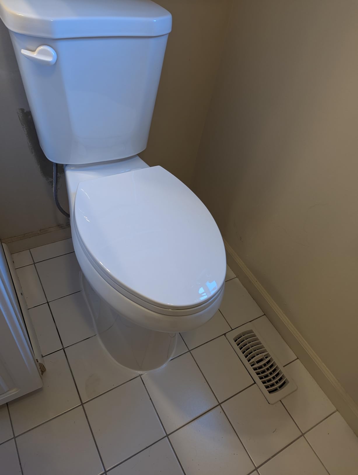 HOROW 17 Inch Tall Toilet, Two-Piece Elongated Toilet with ADA Comfort Chair Height Seat, Powerful 1.28 GPF Single Flush Bowl for Bathroom, 12 HOROW 17 Inch Tall Toilet, Two-Piece Elongated Toilet with ADA Comfort Chair Height Seat, Powerful 1.28 GPF Single Flush Bowl for Bathroom, 12