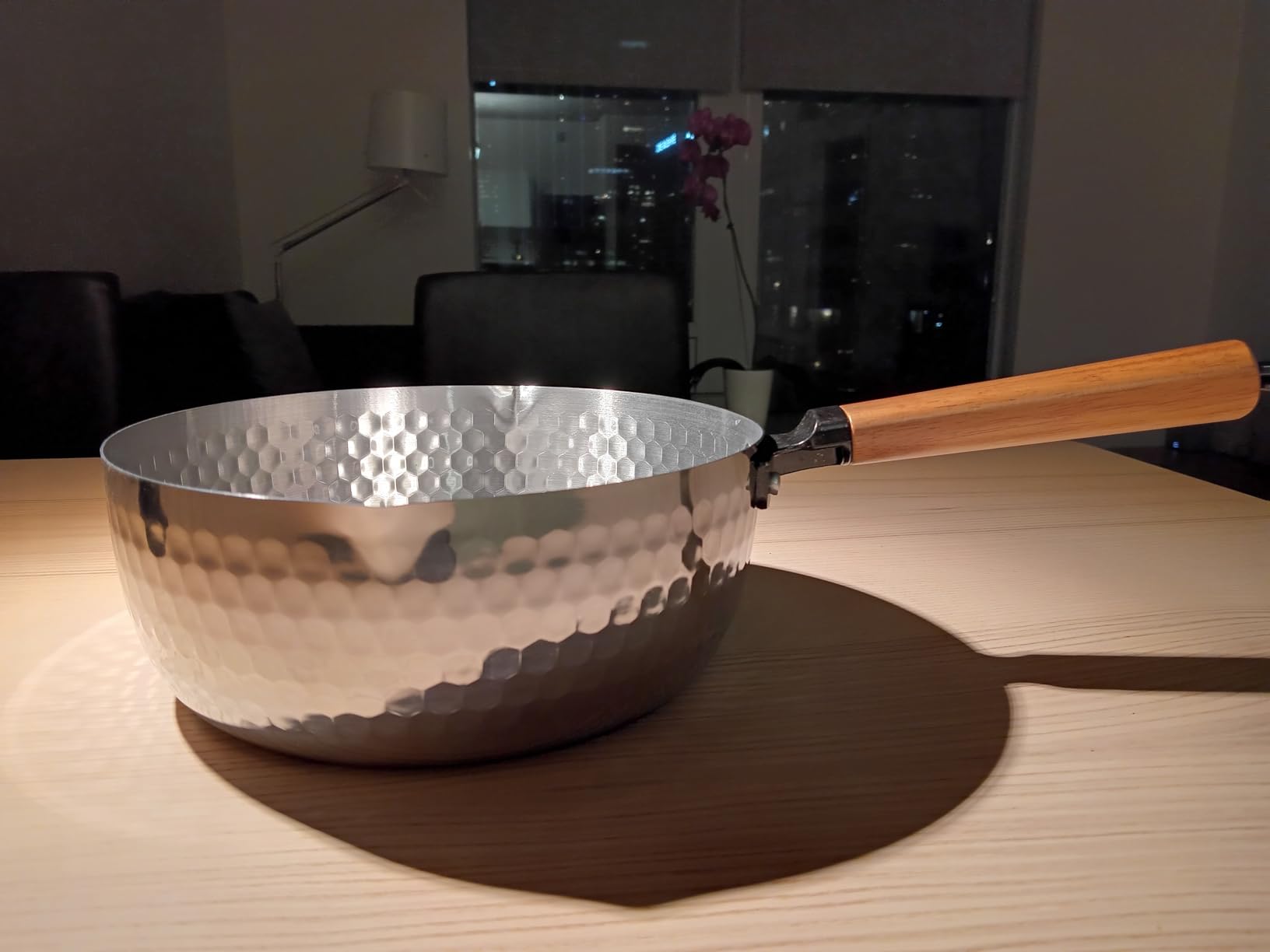 Yukihira Saucepan,Yukihira Pot, 2.2 Quart Stainless Steel Saucepan Pan Japanese Milk Pot with Wood Handle Customer Review Yukihira Saucepan,Yukihira Pot, 2.2 Quart Stainless Steel Saucepan Pan Japanese Milk Pot with Wood Handle - Customer Photo 1