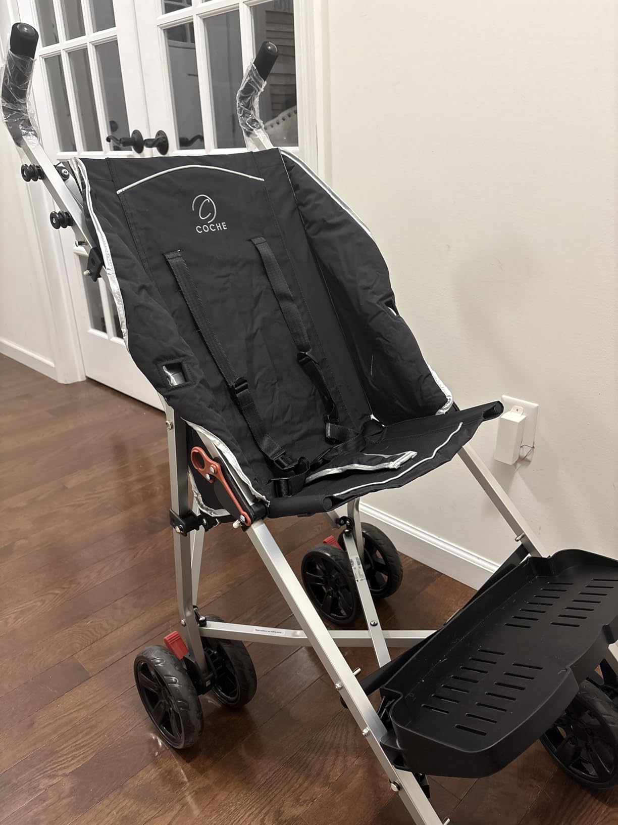 Coche XL Special Needs Stroller, Disability Stroller for Older Child, Larger Size Pushchair, Easy Folding System, Lightweight Aluminum Frame (Black) Customer Review Coche XL Special Needs Stroller, Disability Stroller for Older Child, Larger Size Pushchair, Easy Folding System, Lightweight Aluminum Frame (Black) - Customer Photo 1