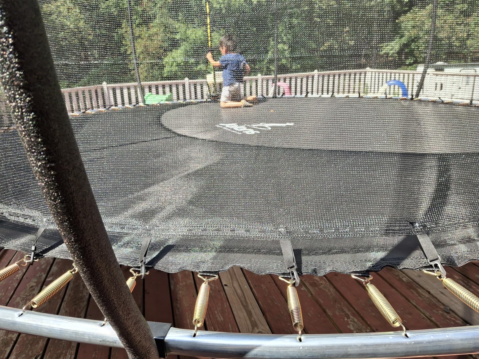 Trampoline 8FT 10FT 12FT 14FT 16FT, Recreational Trampolines with Enclosure Net and Ladder, Outdoor Anti-Rust Trampolines for Kids and Adults, ASTM Approved Customer Review Trampoline 8FT 10FT 12FT 14FT 16FT, Recreational Trampolines with Enclosure Net and Ladder, Outdoor Anti-Rust Trampolines for Kids and Adults, ASTM Approved - Customer Photo 1