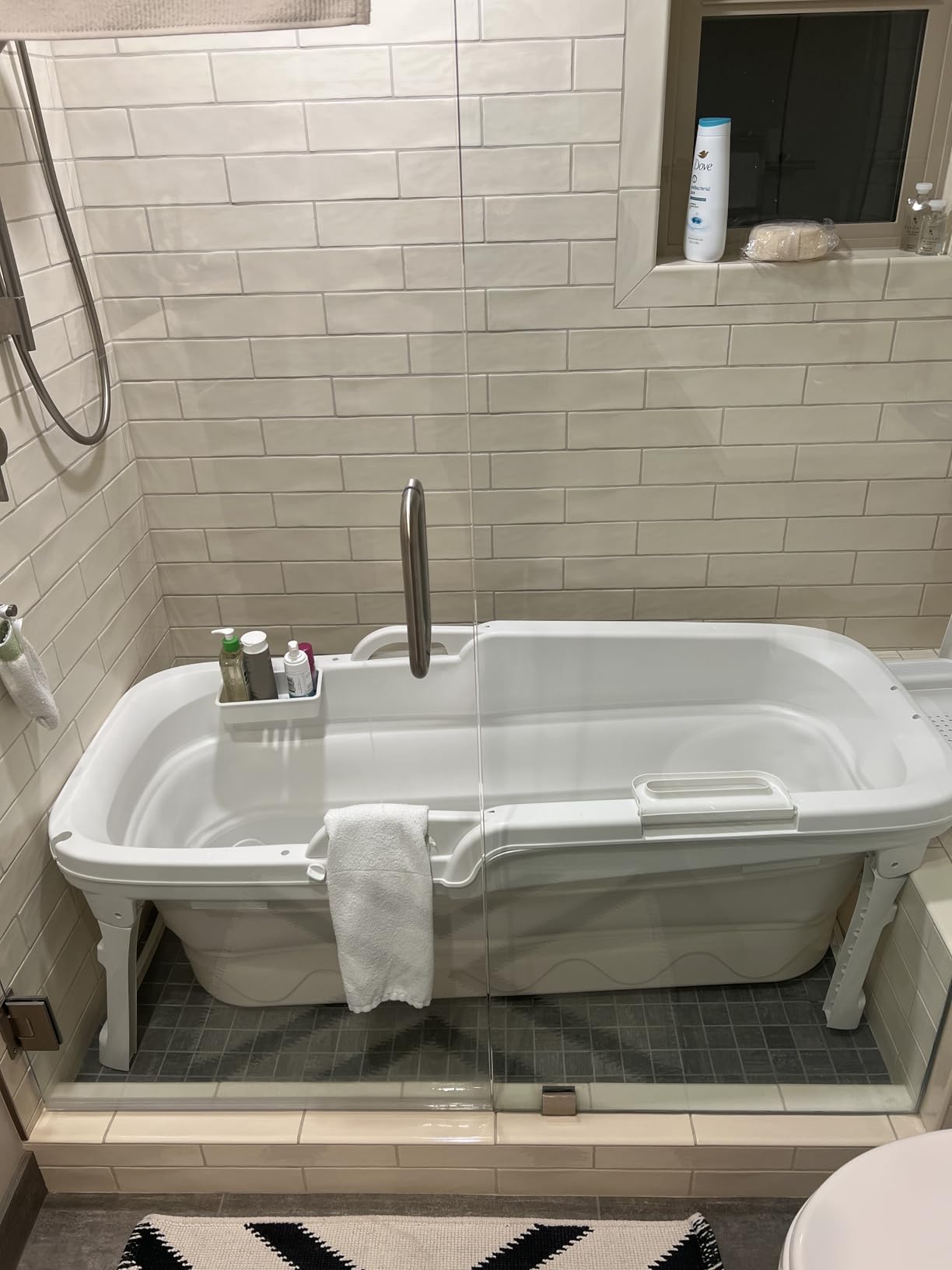 SereneLife Freestanding Portable Bathtub Spa Set – Large 59