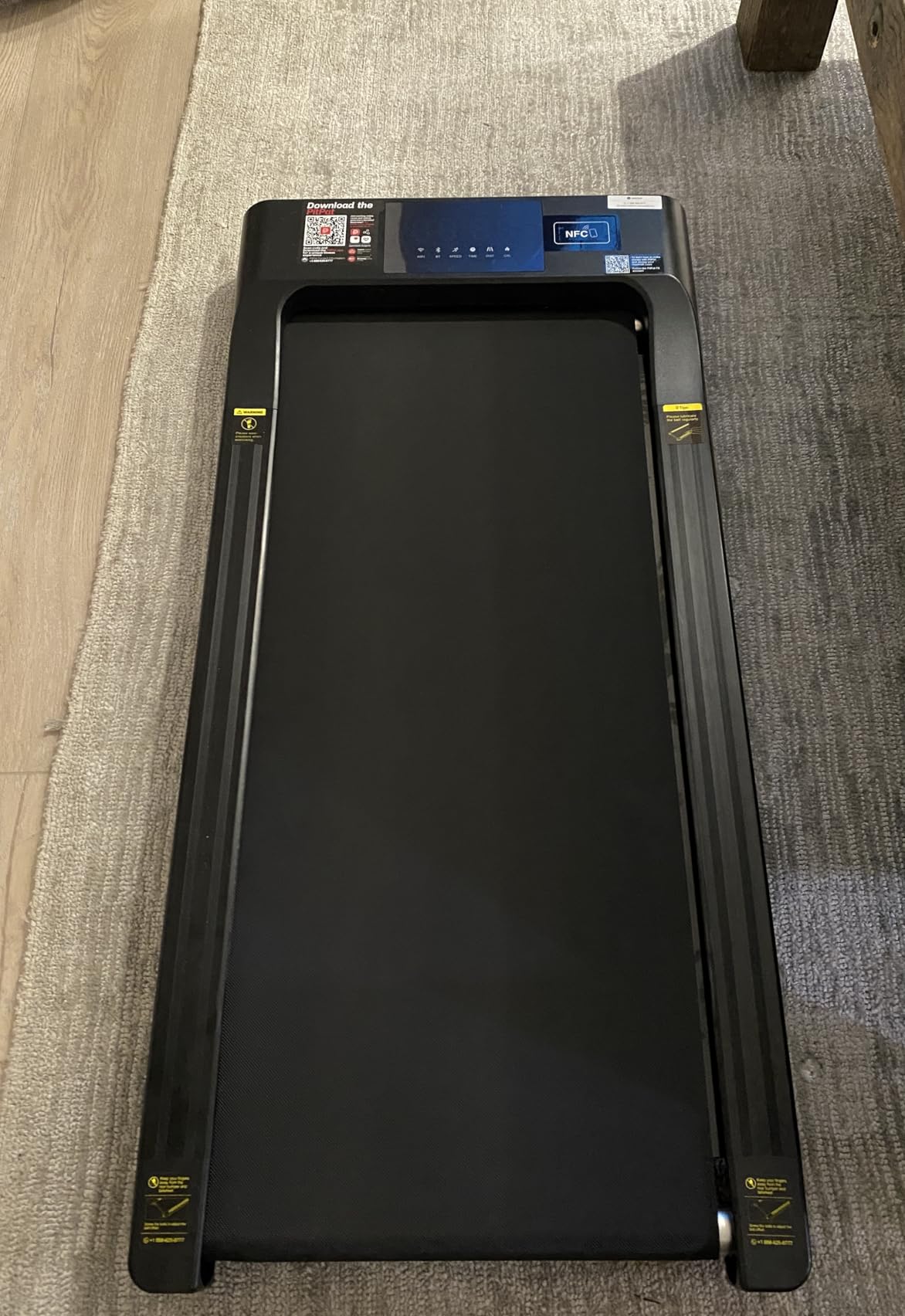 Walking Pad Treadmills for Home Office, Under Desk Walk Mat with APP and Remote Control, 3 in 1 Portable Exercise Equipment, Compact Jogging Running Machine for Small Space, 250 Lbs Capacity Customer Review Walking Pad Treadmills for Home Office, Under Desk Walk Mat with APP and Remote Control, 3 in 1 Portable Exercise Equipment, Compact Jogging Running Machine for Small Space, 250 Lbs Capacity - Customer Photo 2