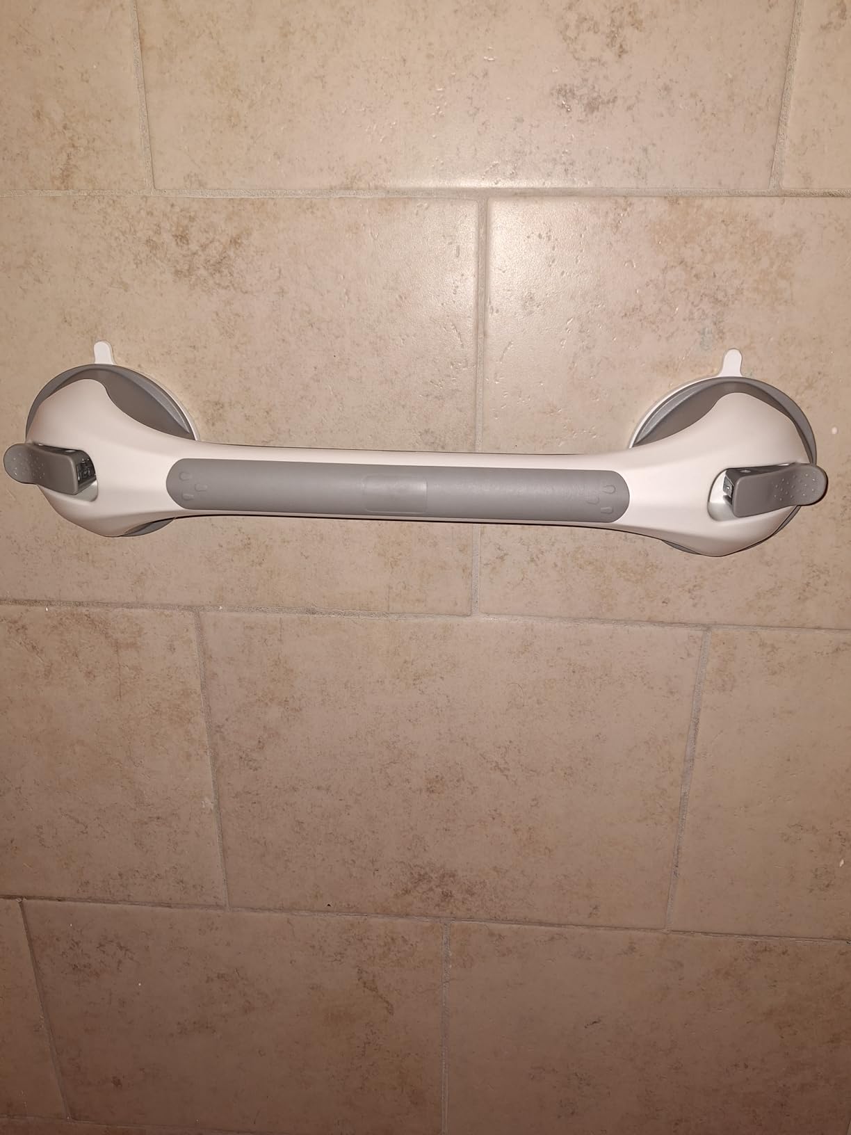 TAILI Grab Bars for Bathtubs and Showers, 2 Pack Super Strong Adhesive Grab Bar for Seniors, Safety Grip for Microcrack Tile, Shower Handles Rails for Elderly, Drill-Free Waterproof(350 lbs Capacity) Customer Review TAILI Grab Bars for Bathtubs and Showers, 2 Pack Super Strong Adhesive Grab Bar for Seniors, Safety Grip for Microcrack Tile, Shower Handles Rails for Elderly, Drill-Free Waterproof(350 lbs Capacity) - Customer Photo 1
