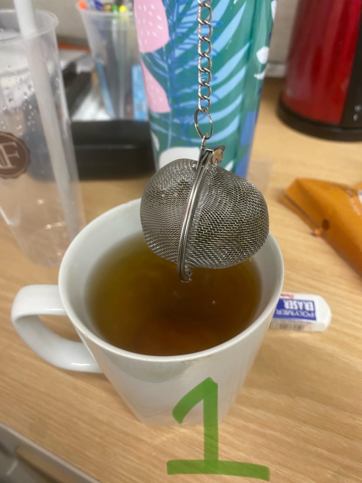 2PCS Premium Tea Infusers for Loose Leaf Tea - Upgraded Tea Strainers and Tea Balls for Flavoring Herbal Spices and Seasonings Customer Review 2PCS Premium Tea Infusers for Loose Leaf Tea - Upgraded Tea Strainers and Tea Balls for Flavoring Herbal Spices and Seasonings - Customer Photo 1