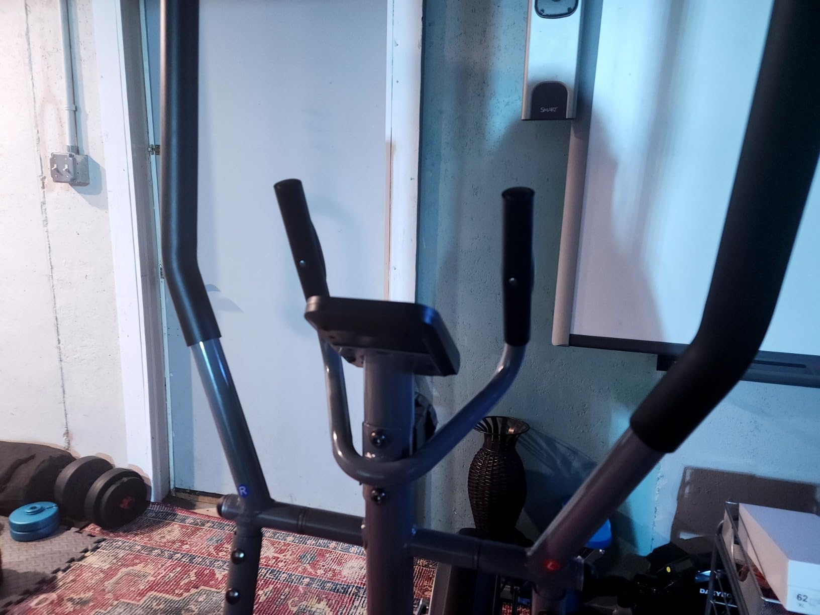 Merach Elliptical Machine, Elliptical Exercise Machine for Home with Hyper-Quiet Magnetic Drive System, Elliptical Training Machines with16.5-19IN Stride, Automatic Resistance, 400lbs Capacity - Customer Photo 2