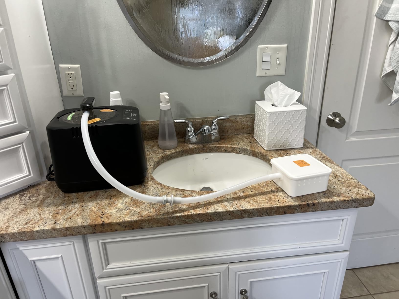 Portable Sauna Steamer Machine with Remote Control, 3L 1200W Upgrated Steam Generator for Sauna, 9 Levels, 120 MIN Timer, for Home Spa Sauna Accessories Customer Review Portable Sauna Steamer Machine with Remote Control, 3L 1200W Upgrated Steam Generator for Sauna, 9 Levels, 120 MIN Timer, for Home Spa Sauna Accessories - Customer Photo 1