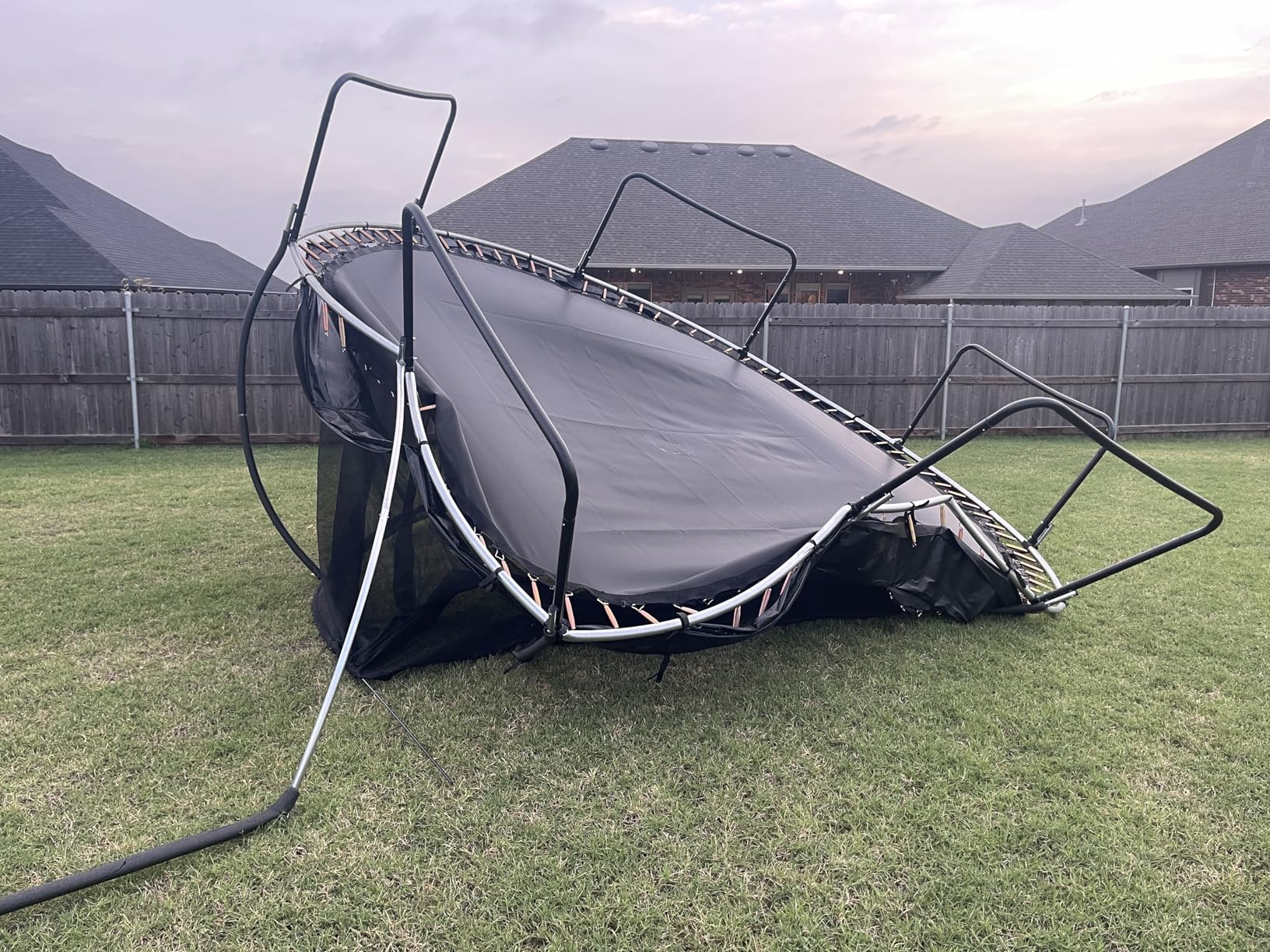 JUMPZYLLA Trampoline Outdoor 8FT 10FT 12FT 14FT 15FT 16FT with Enclosure and Ladder, ASTM Approved Recreational Trampoline for Kids and Adults, Anti-Rust Coated Frame Customer Review JUMPZYLLA Trampoline Outdoor 8FT 10FT 12FT 14FT 15FT 16FT with Enclosure and Ladder, ASTM Approved Recreational Trampoline for Kids and Adults, Anti-Rust Coated Frame - Customer Photo 1