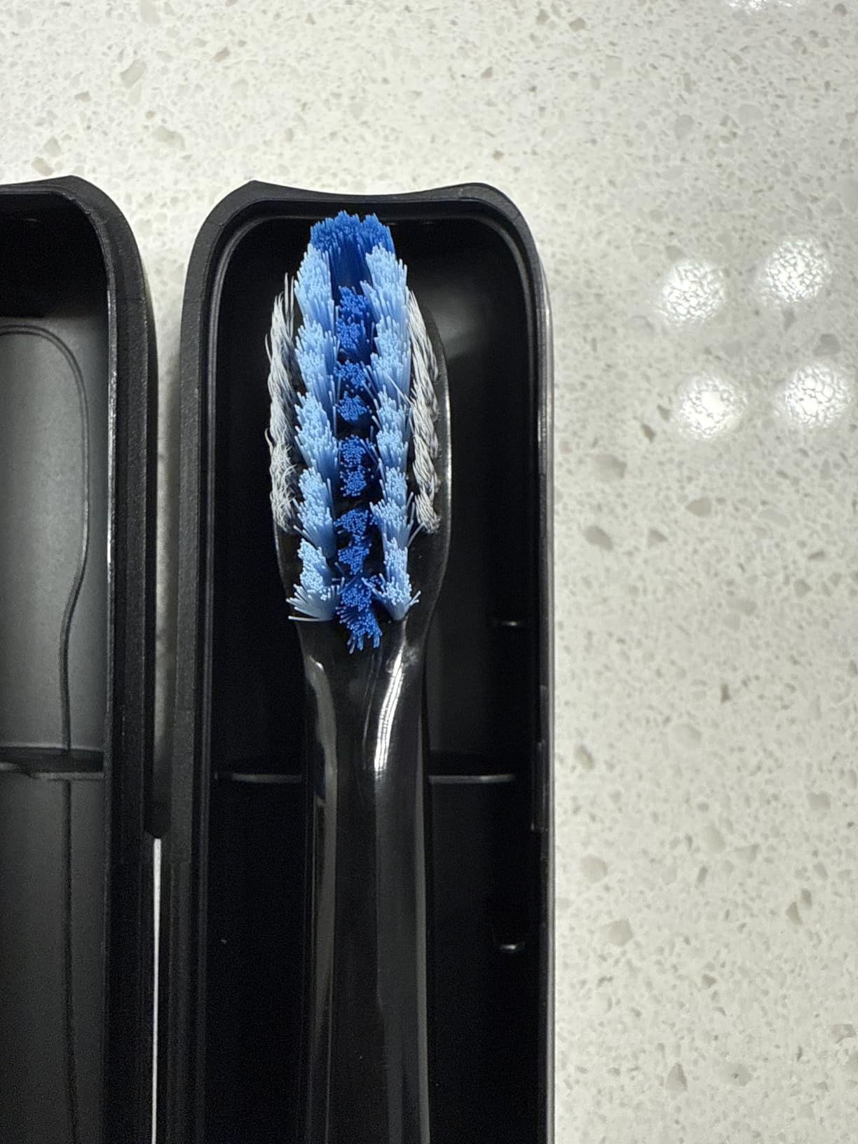Bitvae Ultrasonic Electric Toothbrush for Adults and Kids, ADA Accepted Travel Toothbrush with Rechargeable 60-Day Battery Life, 5 Modes, 8 Heads, Case, Holder, Frost White Customer Review Bitvae Ultrasonic Electric Toothbrush for Adults and Kids, ADA Accepted Travel Toothbrush with Rechargeable 60-Day Battery Life, 5 Modes, 8 Heads, Case, Holder, Frost White - Customer Photo 2