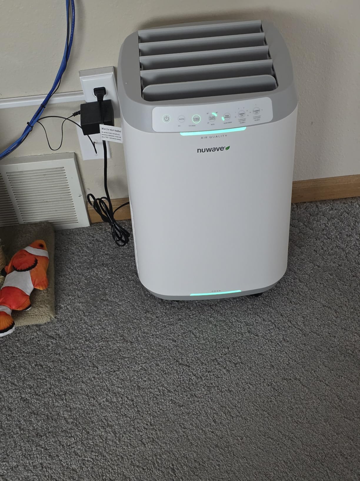 Nuwave Forever Smart Air Purifier for Home, Never Replace Air Filter System, Patented 7-Stage Filtration, Cleans Large Room up to 2,002 Sq Ft, Adjustable Flow Panel, Washable & Reusable Filters Customer Review Nuwave Forever Smart Air Purifier for Home, Never Replace Air Filter System, Patented 7-Stage Filtration, Cleans Large Room up to 2,002 Sq Ft, Adjustable Flow Panel, Washable & Reusable Filters - Customer Photo 2