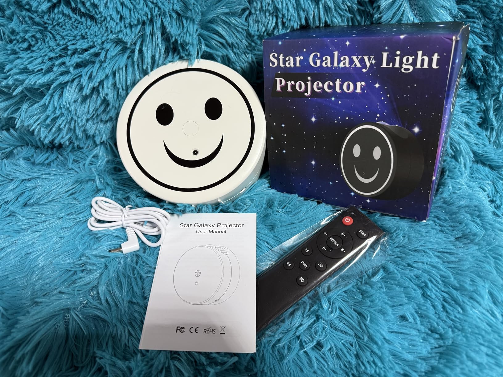 Star Projector, Galaxy Projector for Bedroom, Night Light for Kids, LED Nebula Lighting with Timer and Remote,Gift for Adults, Teens (Proyector de Galaxias para Habitación) Customer Review Star Projector, Galaxy Projector for Bedroom, Night Light for Kids, LED Nebula Lighting with Timer and Remote,Gift for Adults, Teens (Proyector de Galaxias para Habitación) - Customer Photo 3