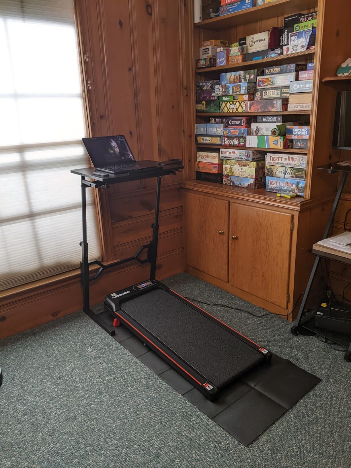 Walking Pad, Under Desk Treadmill with Incline for Home Office 2.5HP Portable Walking Treadmill with 265 Lbs Weight Capacity Walking Machine, Remote Control, LED Display Customer Review Walking Pad, Under Desk Treadmill with Incline for Home Office 2.5HP Portable Walking Treadmill with 265 Lbs Weight Capacity Walking Machine, Remote Control, LED Display - Customer Photo 1