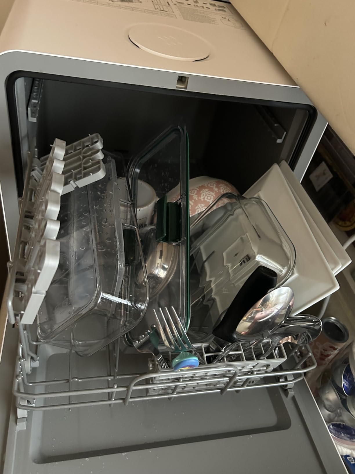 Silonn Portable Countertop Dishwasher, Mini Dishwasher with 5L Water Tank for Apartments/RVs No Hookup Needed, Dish washer with 7 Wash Programs 4 Place Settings 360° Triple Spray System & Auto Air Dry Customer Review Silonn Portable Countertop Dishwasher, Mini Dishwasher with 5L Water Tank for Apartments/RVs No Hookup Needed, Dish washer with 7 Wash Programs 4 Place Settings 360° Triple Spray System & Auto Air Dry - Customer Photo 2