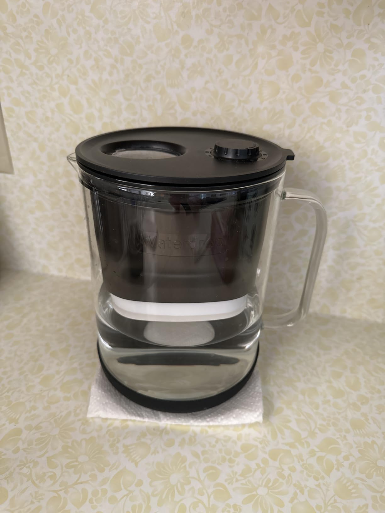 Waterdrop Glass Alkaline Water Filter Pitcher with 1 Filter, Enhances Alkaline Water, Eco-Friendly, 7-Cup, for Home & Office, Reduces PFOA/PFOS, Chlorine, Cadmium, Copper, Mercury, Clear, WD-PT-72C-A Customer Review Waterdrop Glass Alkaline Water Filter Pitcher with 1 Filter, Enhances Alkaline Water, Eco-Friendly, 7-Cup, for Home & Office, Reduces PFOA/PFOS, Chlorine, Cadmium, Copper, Mercury, Clear, WD-PT-72C-A - Customer Photo 2