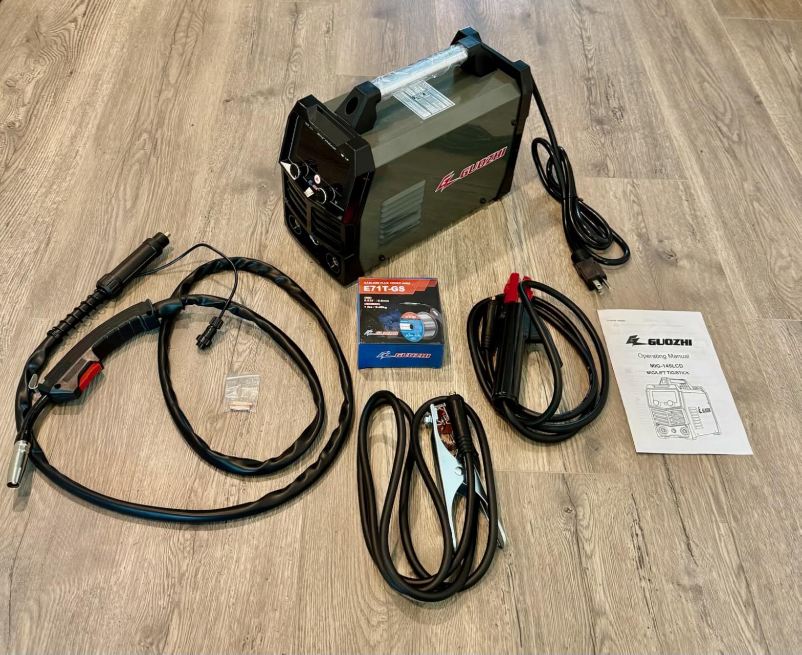 GZ GUOZHI 145A MIG Welder, 3 in 1 Welder FLUX MIG/Lift TIG/ARC Multi-Process Mig Welder, 110V Welding Machine, Flux Core Welder Welder Machine 110v with LCD Large Screen Customer Review GZ GUOZHI 145A MIG Welder, 3 in 1 Welder FLUX MIG/Lift TIG/ARC Multi-Process Mig Welder, 110V Welding Machine, Flux Core Welder Welder Machine 110v with LCD Large Screen - Customer Photo 1