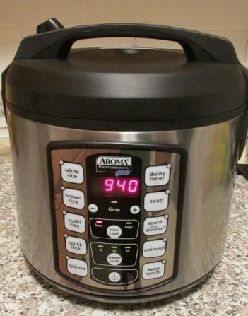 AROMA® CoreCoat™ Digital Rice Cooker & Steamer for Brown Rice with Nonstick Ceramic Coating (8 Cups Cooked, 4 Cups Uncooked) Customer Review AROMA® CoreCoat™ Digital Rice Cooker & Steamer for Brown Rice with Nonstick Ceramic Coating (8 Cups Cooked, 4 Cups Uncooked) - Customer Photo 3