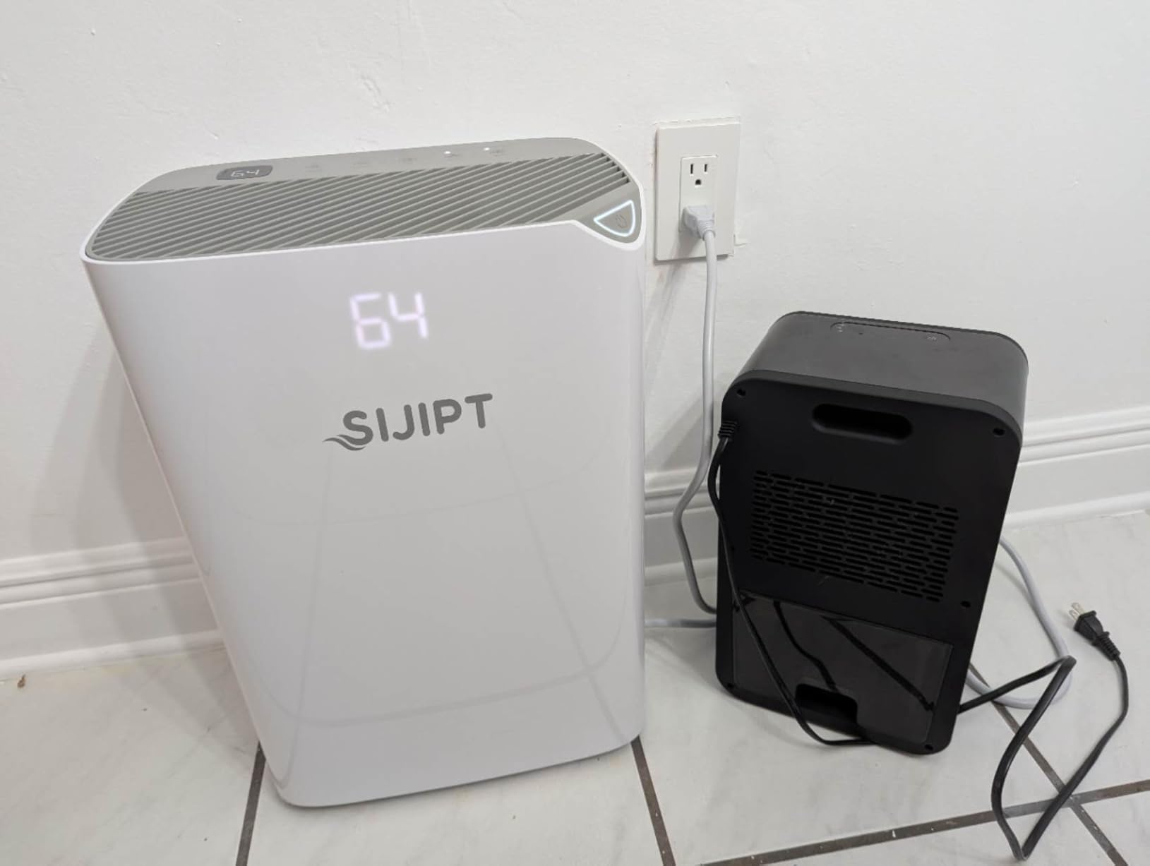 80 Pints Dehumidifier with Pump, Sijipt Energy Star Dehumidifier for Basement Home and Large Room with 6.56 inch Drain Hose, Auto-Shutoff 24H Timer, and Memory Starting - Customer Photo 1