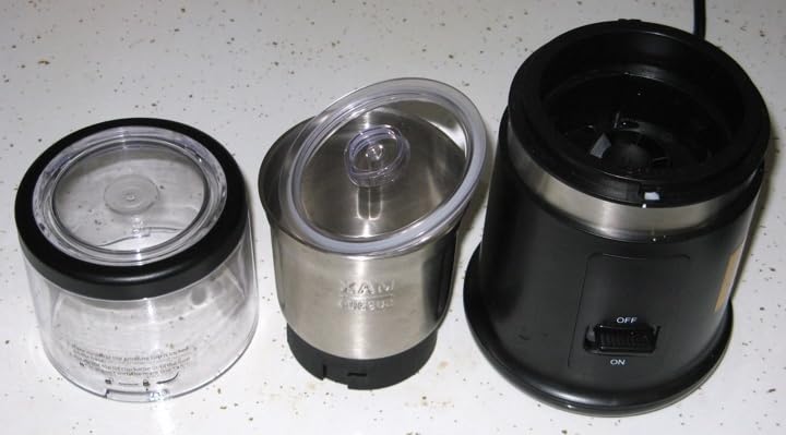 SHARDOR One Touch Coffee Grinder Electric, Spice, Herb, For Coffee Bean Spices and Seeds with 1 Removable Stainless Steel Bowl, Dry Grinder, Black Customer Review SHARDOR One Touch Coffee Grinder Electric, Spice, Herb, For Coffee Bean Spices and Seeds with 1 Removable Stainless Steel Bowl, Dry Grinder, Black - Customer Photo 2