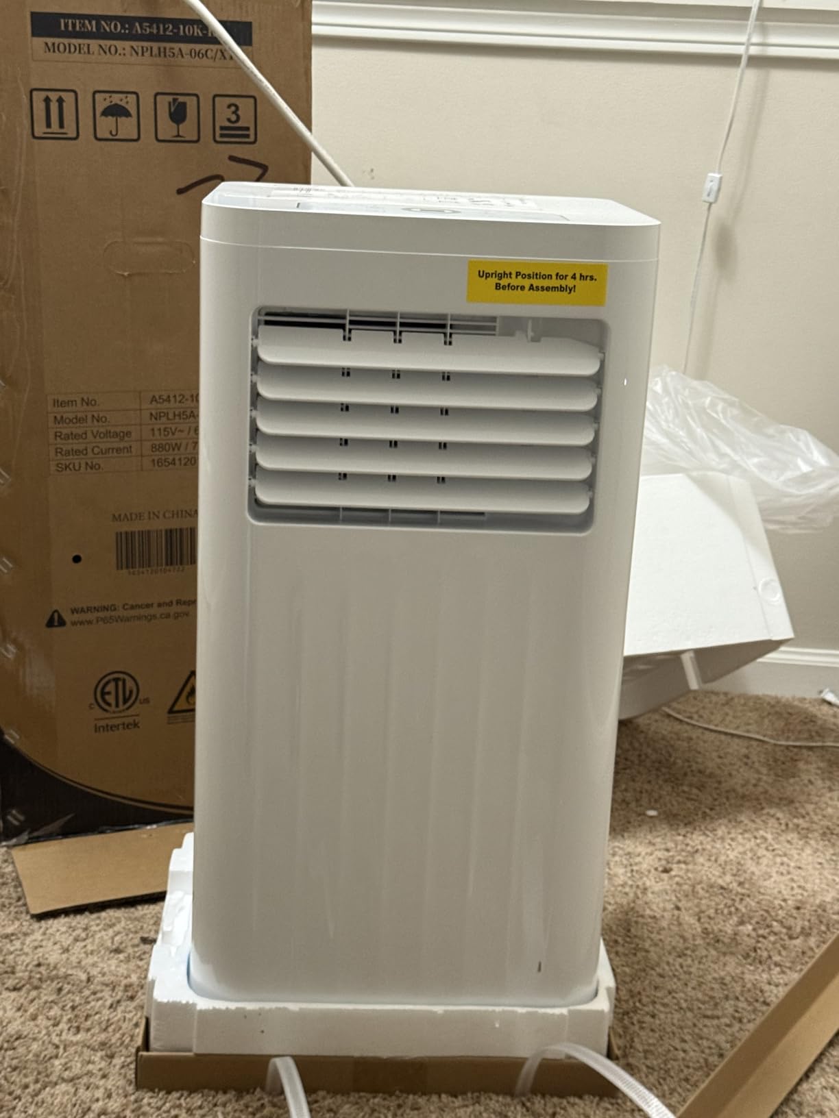 Portable Air Conditioners 8000 BTUs, Portable AC unit Cools Up to 350 sq.ft,3-in-1 Free Standing Cooling AC Unit with Fan & Dehumidifier, Portable AC with Remote Control,24H Timer Customer Review Portable Air Conditioners 8000 BTUs, Portable AC unit Cools Up to 350 sq.ft,3-in-1 Free Standing Cooling AC Unit with Fan & Dehumidifier, Portable AC with Remote Control,24H Timer - Customer Photo 1