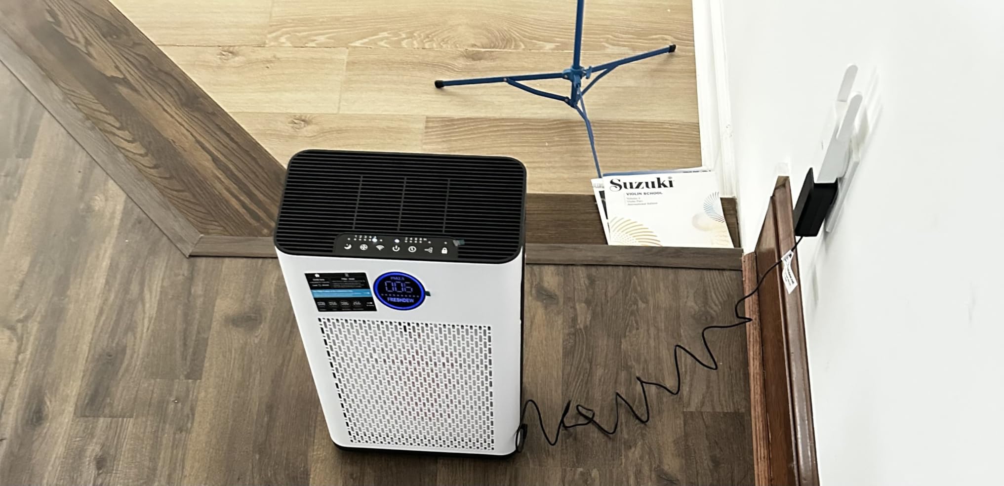 Air Purifier,FREHSDEW Air Purifiers for Home with H14 HEPA and Activated Carbon Filter, Removes 99.99% of Dust,Odors,Smoke,and Pet Hair Covers up to 2300 Sq.Ft, Quiet and Energy Efficient Customer Review Air Purifier,FREHSDEW Air Purifiers for Home with H14 HEPA and Activated Carbon Filter, Removes 99.99% of Dust,Odors,Smoke,and Pet Hair Covers up to 2300 Sq.Ft, Quiet and Energy Efficient - Customer Photo 1