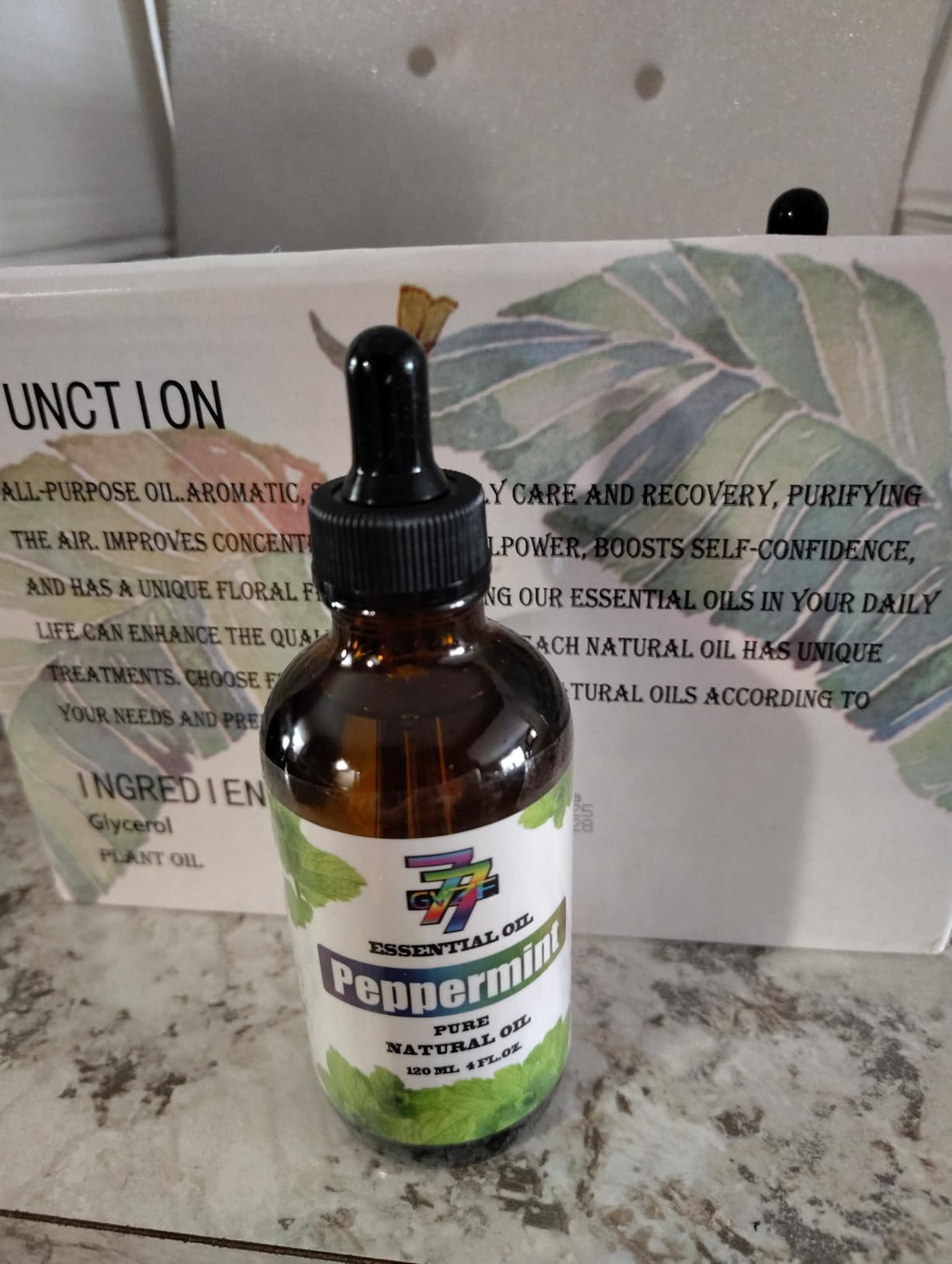 Essential Oil Set - Six Bottles (4 oz/120 ml) of Lavender, Peppermint, Lemon, Sweet Orange, Tea Tree, Eucalyptus Premium Essential Oils for Diffusers, Cleaning Products, Yoga, DIY Soap Candles Customer Review Essential Oil Set - Six Bottles (4 oz/120 ml) of Lavender, Peppermint, Lemon, Sweet Orange, Tea Tree, Eucalyptus Premium Essential Oils for Diffusers, Cleaning Products, Yoga, DIY Soap Candles - Customer Photo 2