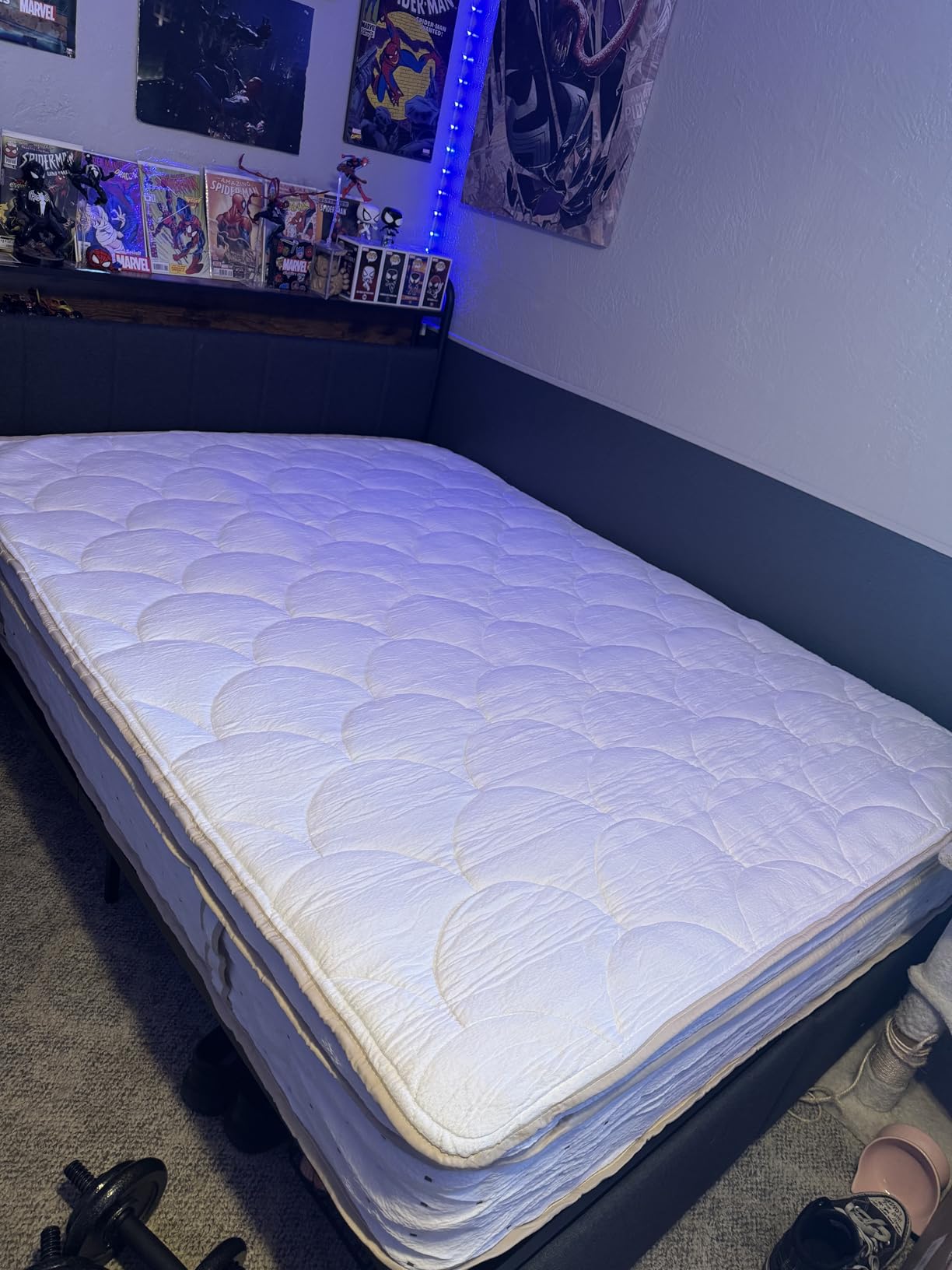 Queen Mattress 12 Inch, Medium Firm Hybrid with Memory Foam for Pressure Relief & Spinal Alignment - Supportive Comfort Without Sinkage, Superior Zoned Support, Extra Lumbar Support, Motion Isolation Customer Review Queen Mattress 12 Inch, Medium Firm Hybrid with Memory Foam for Pressure Relief & Spinal Alignment - Supportive Comfort Without Sinkage, Superior Zoned Support, Extra Lumbar Support, Motion Isolation - Customer Photo 1