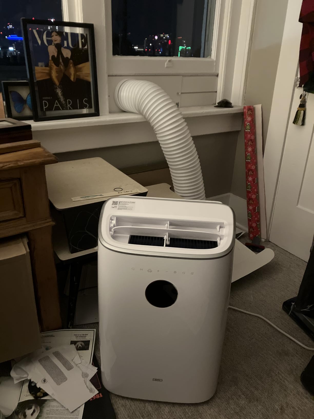 Dreo Portable Air Conditioners, 8000 BTU ASHRAE (5000 BTU DOE) Smart AC Unit for Bedroom with Drainage-free Cooling, 45dB Quiet, APP/Voice/Remote, Portable AC for Room Indoors, AC318S Customer Review Dreo Portable Air Conditioners, 8000 BTU ASHRAE (5000 BTU DOE) Smart AC Unit for Bedroom with Drainage-free Cooling, 45dB Quiet, APP/Voice/Remote, Portable AC for Room Indoors, AC318S - Customer Photo 3