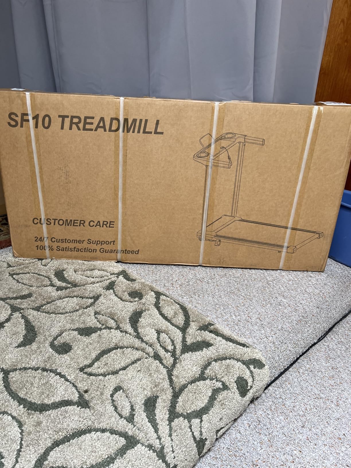 12% Incline Treadmill with Handle, 3-in-1 Portable Treadmills for Home and Office, Foldable Treadmills with 300 Lbs Weight Capacity, 3.0HP Quiet Walking Pad Treadmill, Three Touch Screen Customer Review 12% Incline Treadmill with Handle, 3-in-1 Portable Treadmills for Home and Office, Foldable Treadmills with 300 Lbs Weight Capacity, 3.0HP Quiet Walking Pad Treadmill, Three Touch Screen - Customer Photo 2