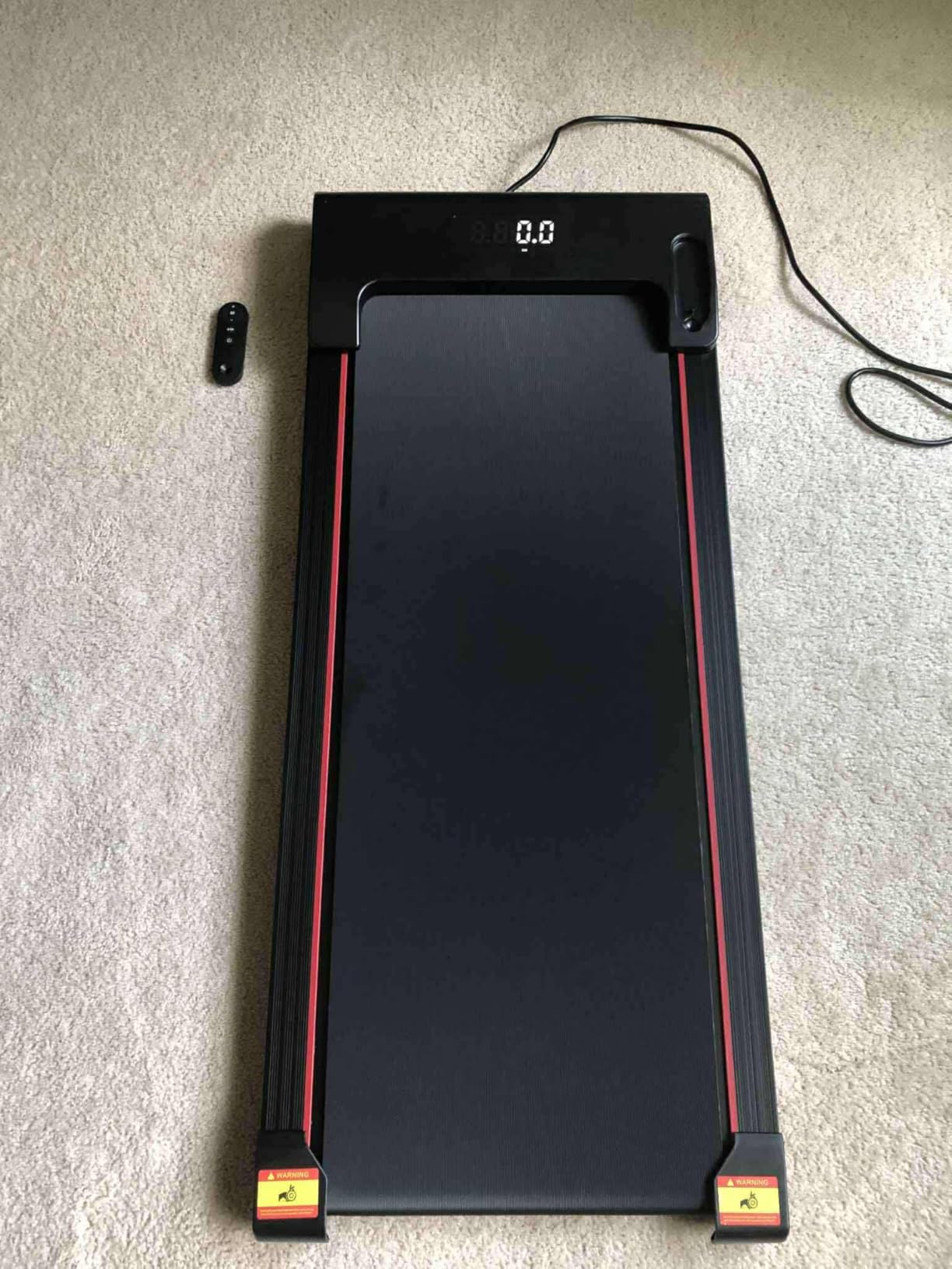 NeoSilent Walking Pad Treadmill Under Desk for Home with BLDC Core and Extra-Large Belt, App and Remote Control, Portable and Compact for Small Space Customer Review NeoSilent Walking Pad Treadmill Under Desk for Home with BLDC Core and Extra-Large Belt, App and Remote Control, Portable and Compact for Small Space - Customer Photo 1