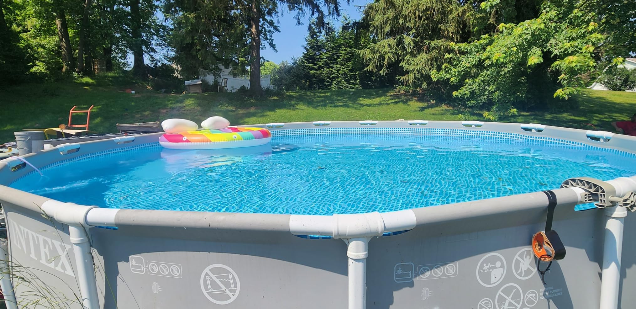 Copper Pool Algaecide for Swimming Pools - 64 oz - 90 Day Algaecide for Inground & Above Ground Pools, Helps Prevent & Remove Green, Mustard, Blue, Black Algae - AquaDoc Customer Review Copper Pool Algaecide for Swimming Pools - 64 oz - 90 Day Algaecide for Inground & Above Ground Pools, Helps Prevent & Remove Green, Mustard, Blue, Black Algae - AquaDoc - Customer Photo 1