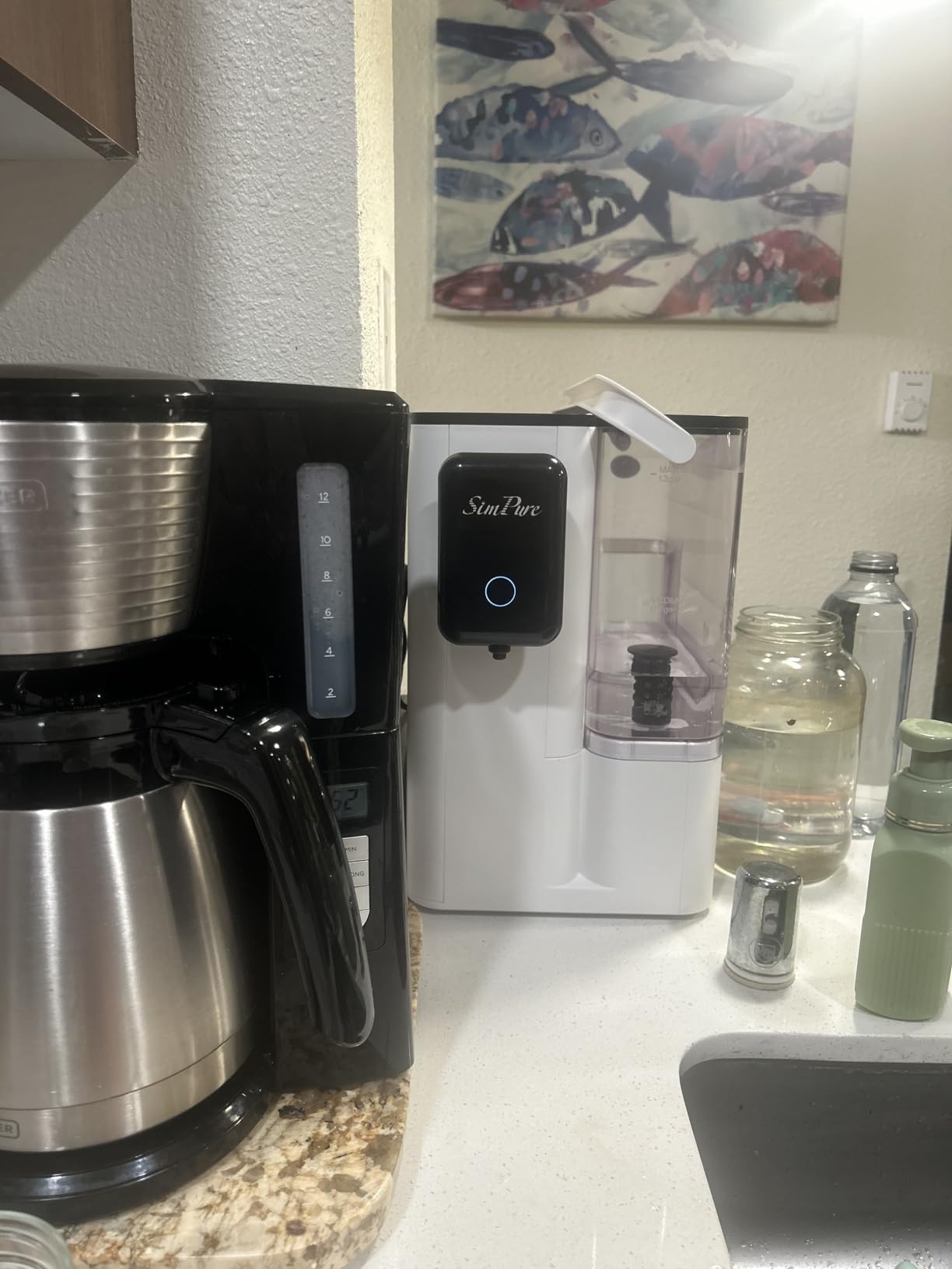 SimPure Y9T Countertop Reverse Osmosis Water Filter, Near Zero TDS 300 GPD 6 Stage Purification, RO Water Filtration System, Super Fast Filtering Portable Water Purifier Customer Review SimPure Y9T Countertop Reverse Osmosis Water Filter, Near Zero TDS 300 GPD 6 Stage Purification, RO Water Filtration System, Super Fast Filtering Portable Water Purifier - Customer Photo 2