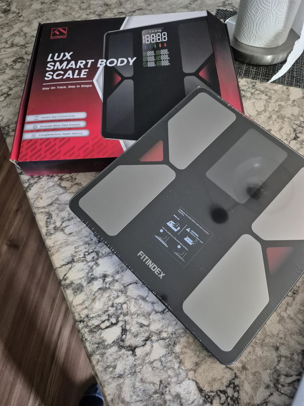 FITINDEX Smart Scale with BMI, Body Fat, Muscle Mass, Scale for Body Weight and Fat Percentage, High Accurate Bluetooth Scale with Large Display, 13 Body Composition Analyzer Sync APP, 500lbs, 11.8 FITINDEX Smart Scale with BMI, Body Fat, Muscle Mass, Scale for Body Weight and Fat Percentage, High Accurate Bluetooth Scale with Large Display, 13 Body Composition Analyzer Sync APP, 500lbs, 11.8