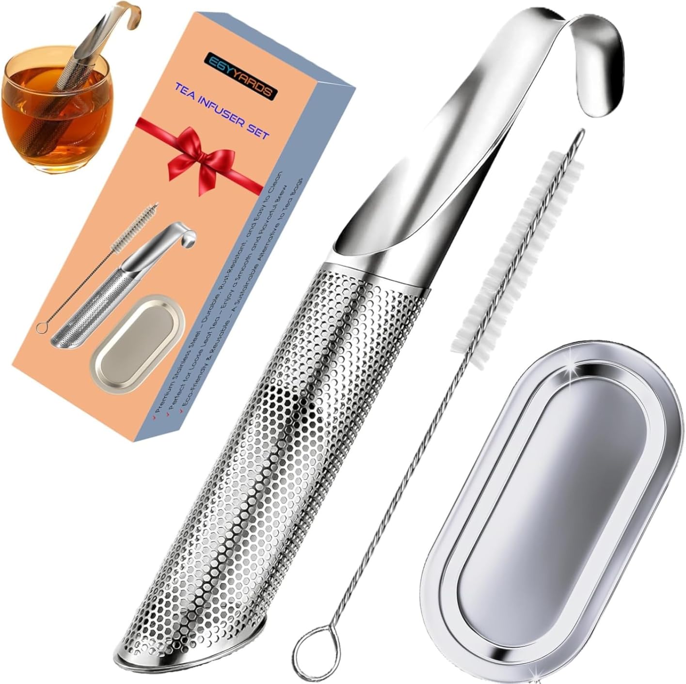 EGYYARDS Stainless Steel Tea Infusers for Loose Leaf Tea Customer Review EGYYARDS Stainless Steel Tea Infusers for Loose Leaf Tea - Customer Photo 1