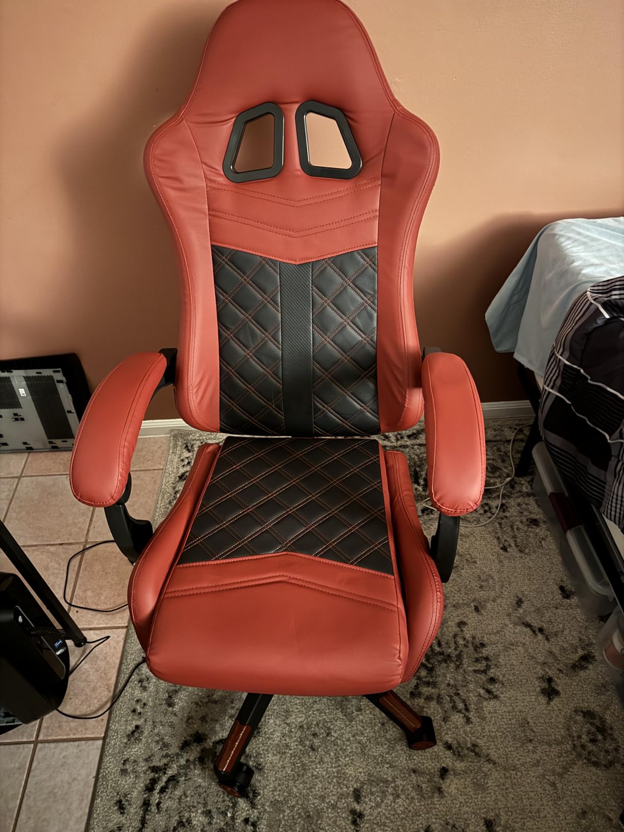 Gaming Chair, 400 lbs Adult Chair, High Back Computer Chair with Footrest and Linked Armrests, Office Video Game Chair with Lumbar Support Customer Review Gaming Chair, 400 lbs Adult Chair, High Back Computer Chair with Footrest and Linked Armrests, Office Video Game Chair with Lumbar Support - Customer Photo 1
