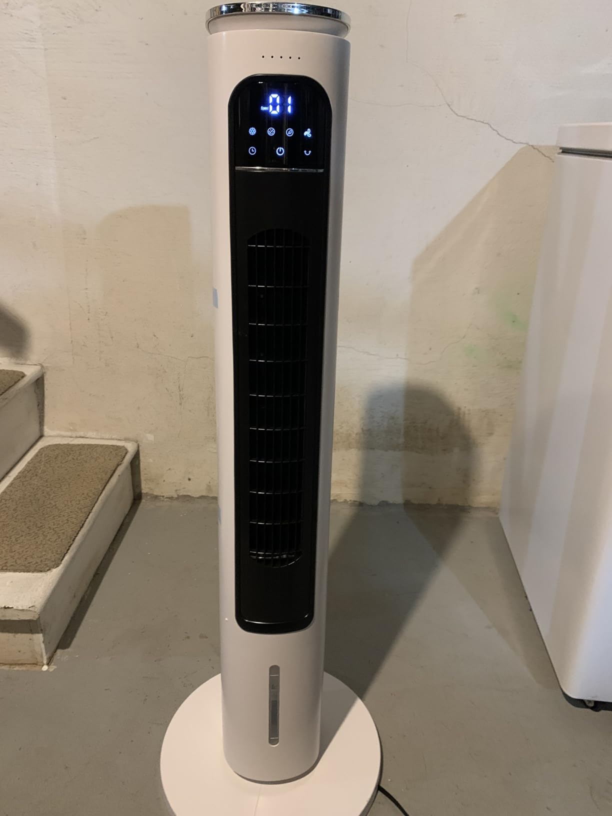 Windowless Portable Air Conditioners, 37.53'' 3-IN-1 Portable AC w/Remote, 12H Smart Timer, 70° Oscillation, 2.5L Removable Water Tank & 3 Ice Boxes, Quiet Cooling Tower Fan For Bedroom Home Office Customer Review Windowless Portable Air Conditioners, 37.53'' 3-IN-1 Portable AC w/Remote, 12H Smart Timer, 70° Oscillation, 2.5L Removable Water Tank & 3 Ice Boxes, Quiet Cooling Tower Fan For Bedroom Home Office - Customer Photo 1