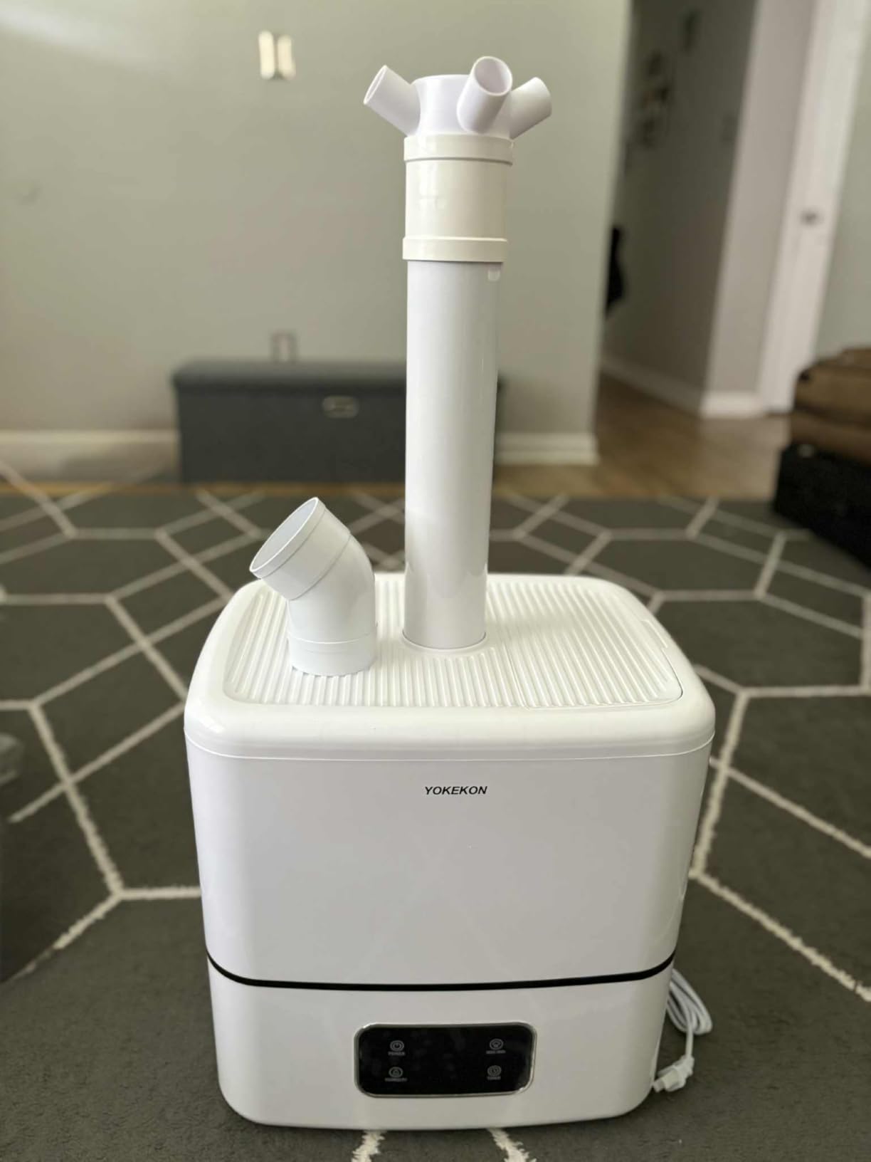 Humidifier Large Room, 30L/7.93Gal Large Commercial Humidifier 5000 sq.ft, Top-Fill Whole House Humidifiers with Extension Tube, 3 Mist Mode, Timer – Ideal for Plants, Office, Warehouse & Greenhouse Customer Review Humidifier Large Room, 30L/7.93Gal Large Commercial Humidifier 5000 sq.ft, Top-Fill Whole House Humidifiers with Extension Tube, 3 Mist Mode, Timer – Ideal for Plants, Office, Warehouse & Greenhouse - Customer Photo 1