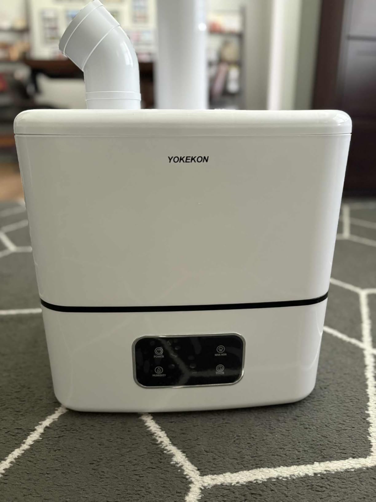 Humidifier Large Room, 30L/7.93Gal Large Commercial Humidifier 5000 sq.ft, Top-Fill Whole House Humidifiers with Extension Tube, 3 Mist Mode, Timer – Ideal for Plants, Office, Warehouse & Greenhouse Customer Review Humidifier Large Room, 30L/7.93Gal Large Commercial Humidifier 5000 sq.ft, Top-Fill Whole House Humidifiers with Extension Tube, 3 Mist Mode, Timer – Ideal for Plants, Office, Warehouse & Greenhouse - Customer Photo 2