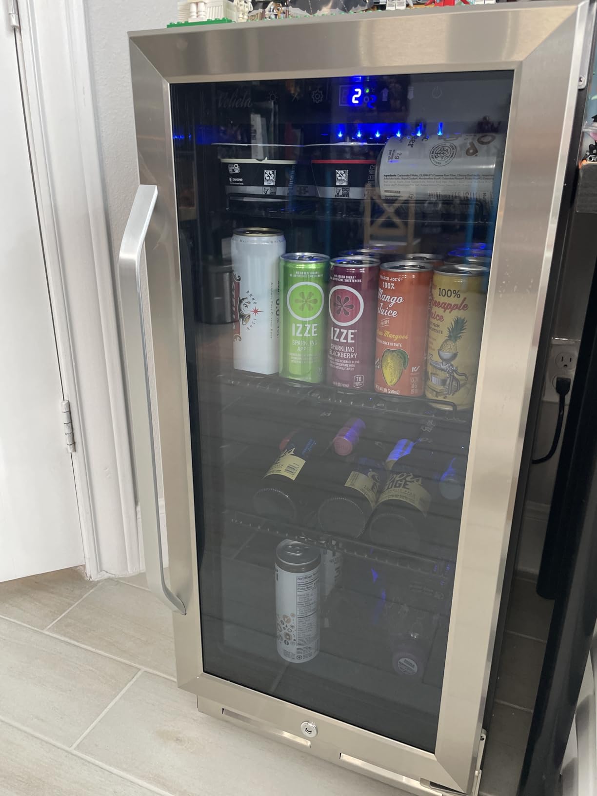 Commercial Beverage Refrigerator, 40 Inch 35 Cu.Ft. Commercial Drink Fridge, Display Refrigerator with Double Glass Door, Commercial Display Fridge with 8 Adjustable Shelves, for Shop,Restaurant,Bar Customer Review Commercial Beverage Refrigerator, 40 Inch 35 Cu.Ft. Commercial Drink Fridge, Display Refrigerator with Double Glass Door, Commercial Display Fridge with 8 Adjustable Shelves, for Shop,Restaurant,Bar - Customer Photo 2