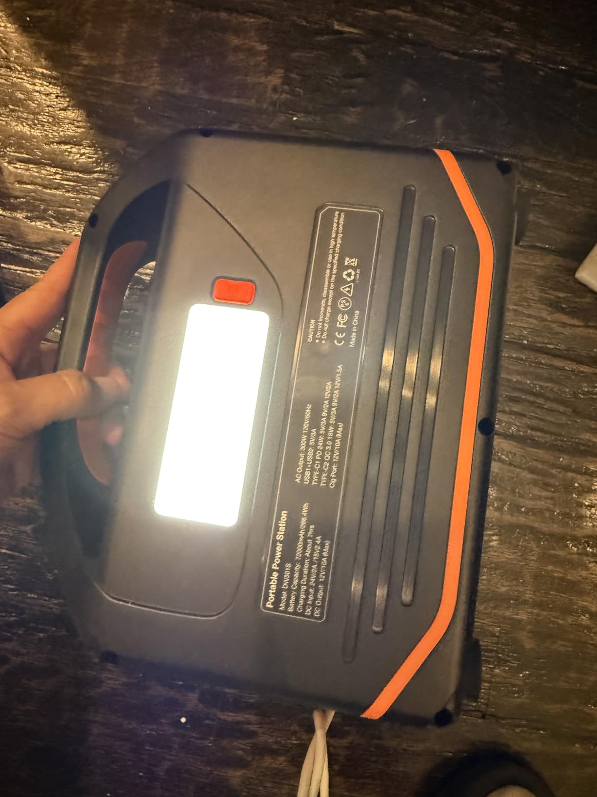 Portable Power Station, 266wh Portable Generator Camping Home Use Lithium Battery, Power Station 300W Emergency Backup with 120V Pure Sine Wave AC Outlet Customer Review Portable Power Station, 266wh Portable Generator Camping Home Use Lithium Battery, Power Station 300W Emergency Backup with 120V Pure Sine Wave AC Outlet - Customer Photo 2