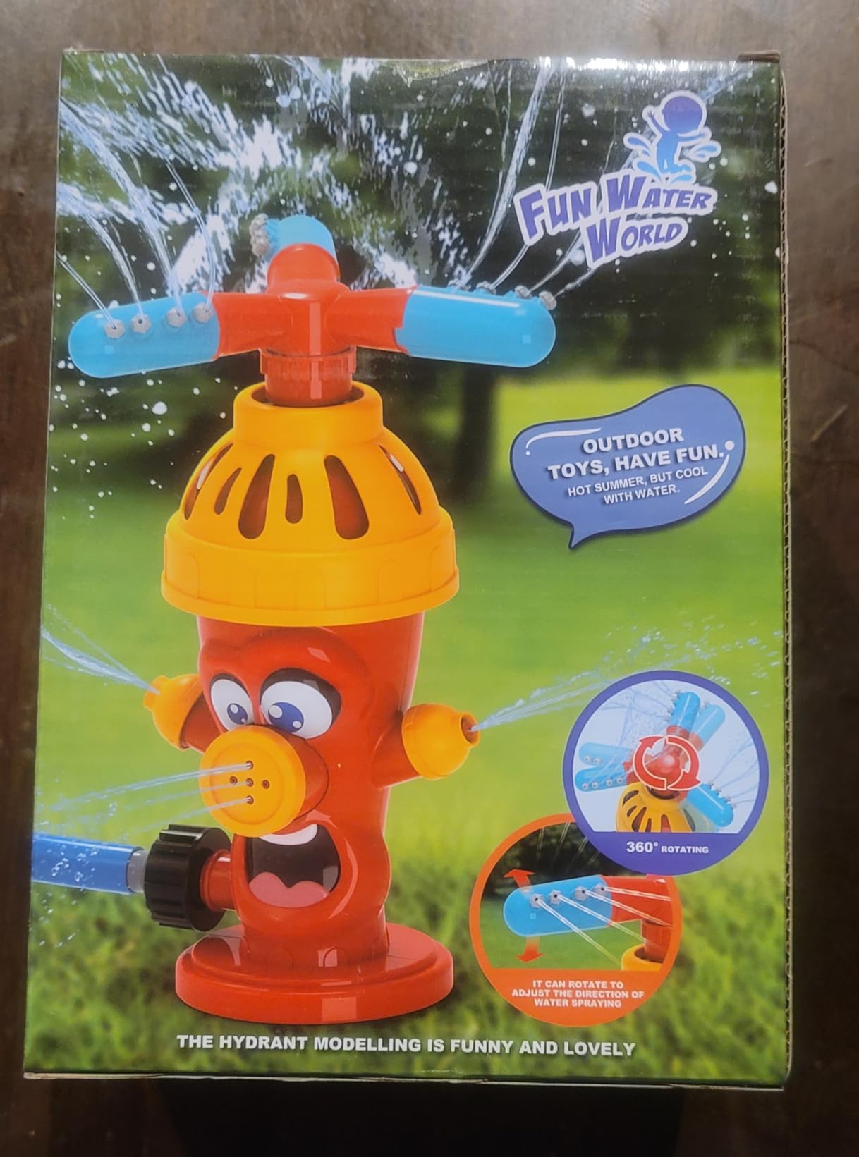 Gartenxks Water Sprinklers Outdoor Toy for Kids, Fire Hydrant Toddler Play Equipment Outside Activities for Backyard Lawn Attaches to Garden Hose Fun Toys for 3 4 5 6 7 8 Year Old Boys Girls Gifts Customer Review Gartenxks Water Sprinklers Outdoor Toy for Kids, Fire Hydrant Toddler Play Equipment Outside Activities for Backyard Lawn Attaches to Garden Hose Fun Toys for 3 4 5 6 7 8 Year Old Boys Girls Gifts - Customer Photo 1